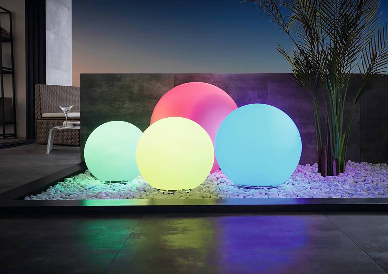 LED path light Monterolo-Z plastic 1-flamed