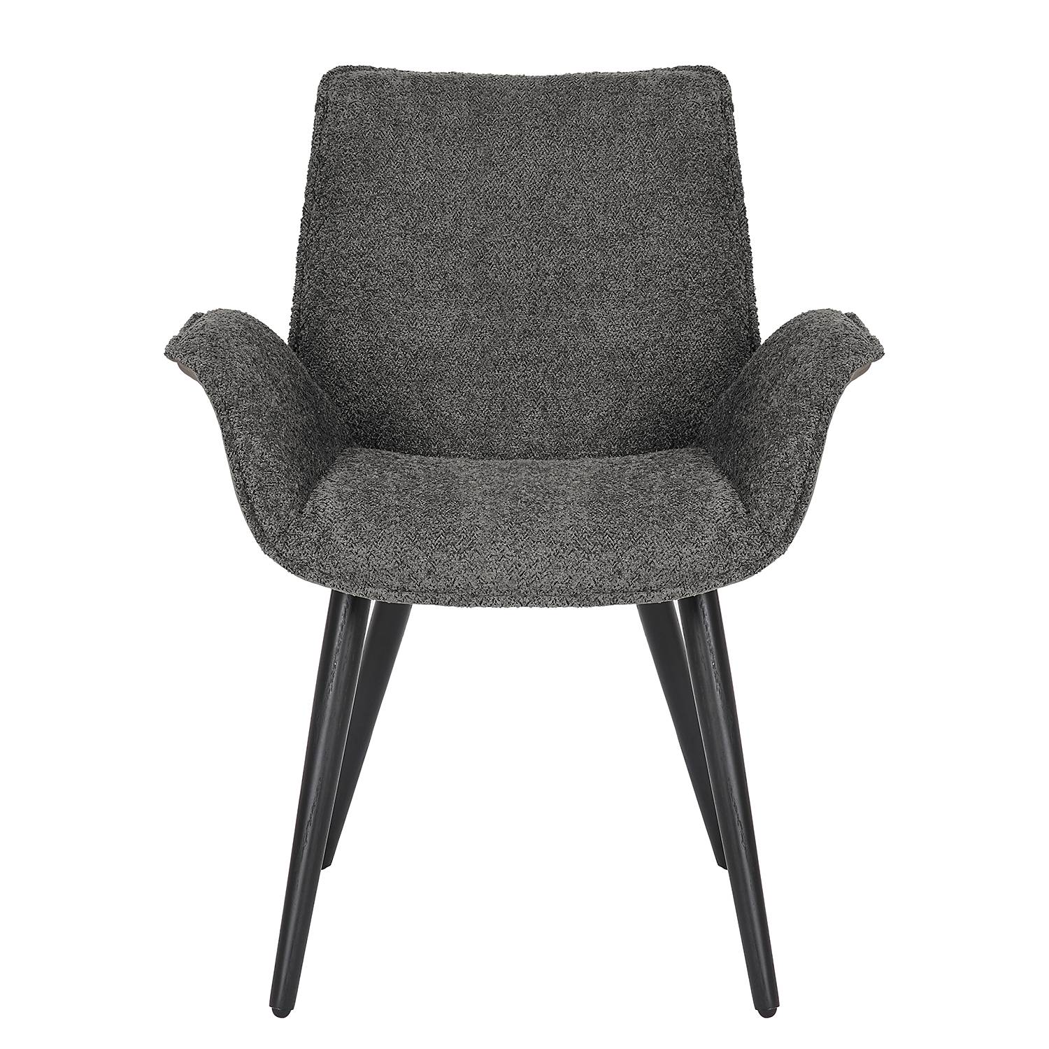 Upholstered Chair Throne Grey