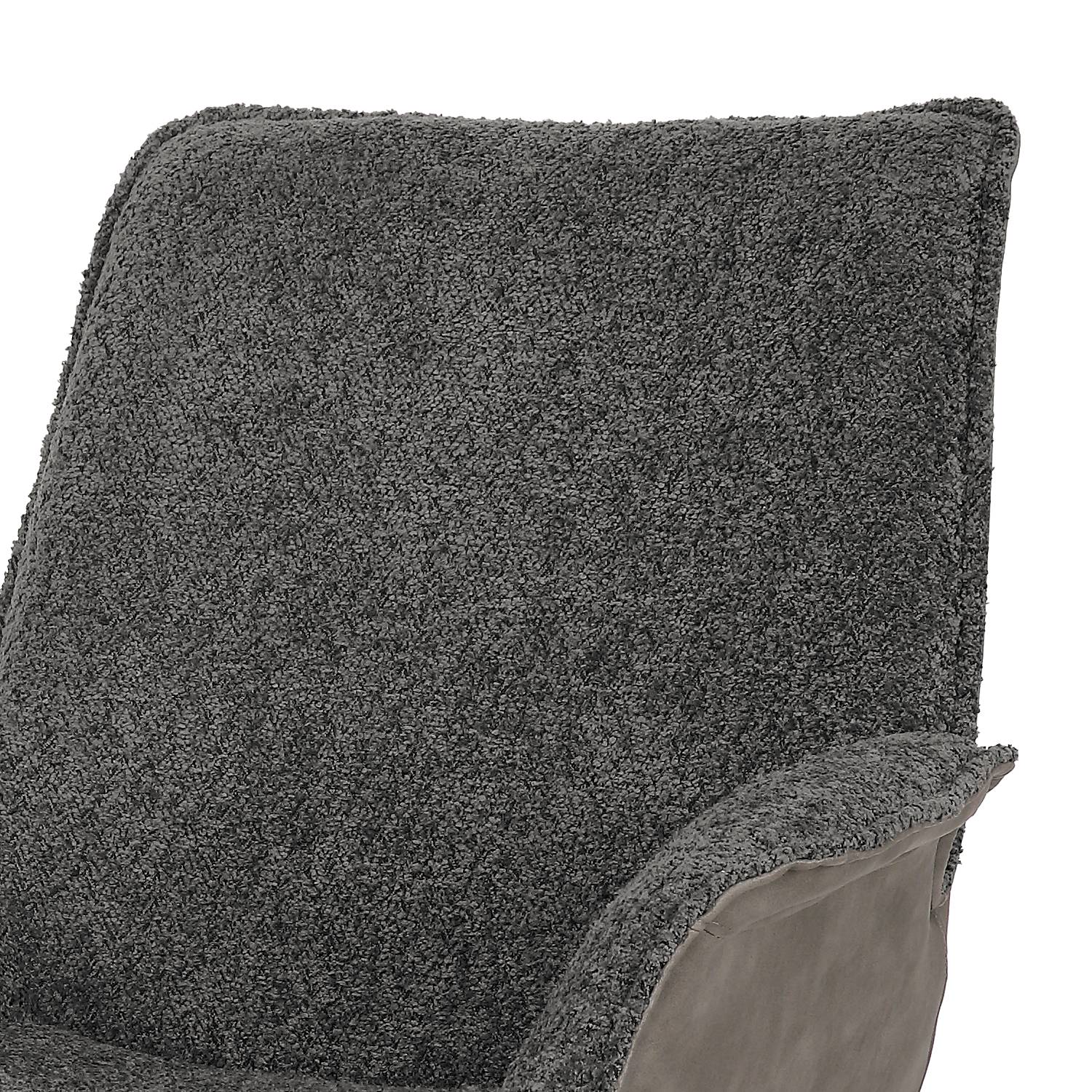 Upholstered Chair Throne Grey