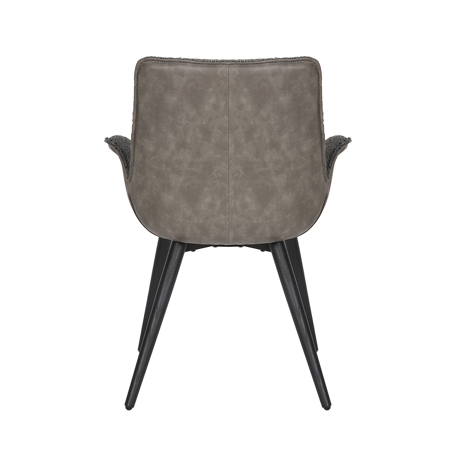 Upholstered Chair Throne Grey