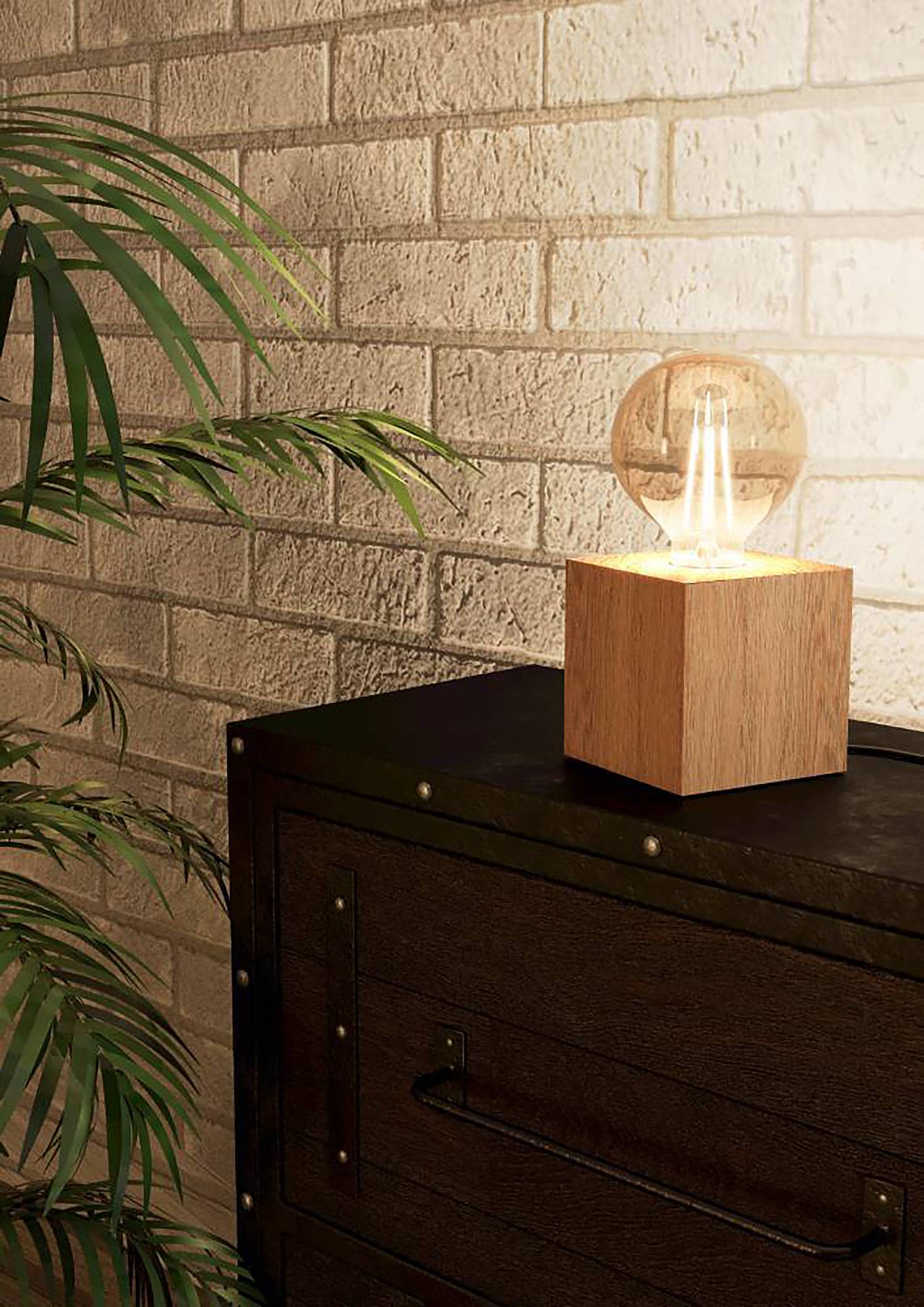 Prestwick Table Lamp Wood Composite 1-light