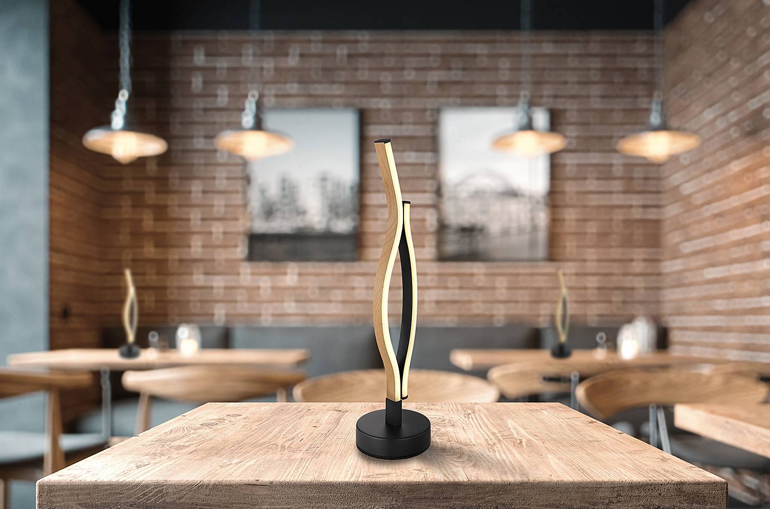 Geronimo table lamp Aluminum Acrylic glass 1-light
