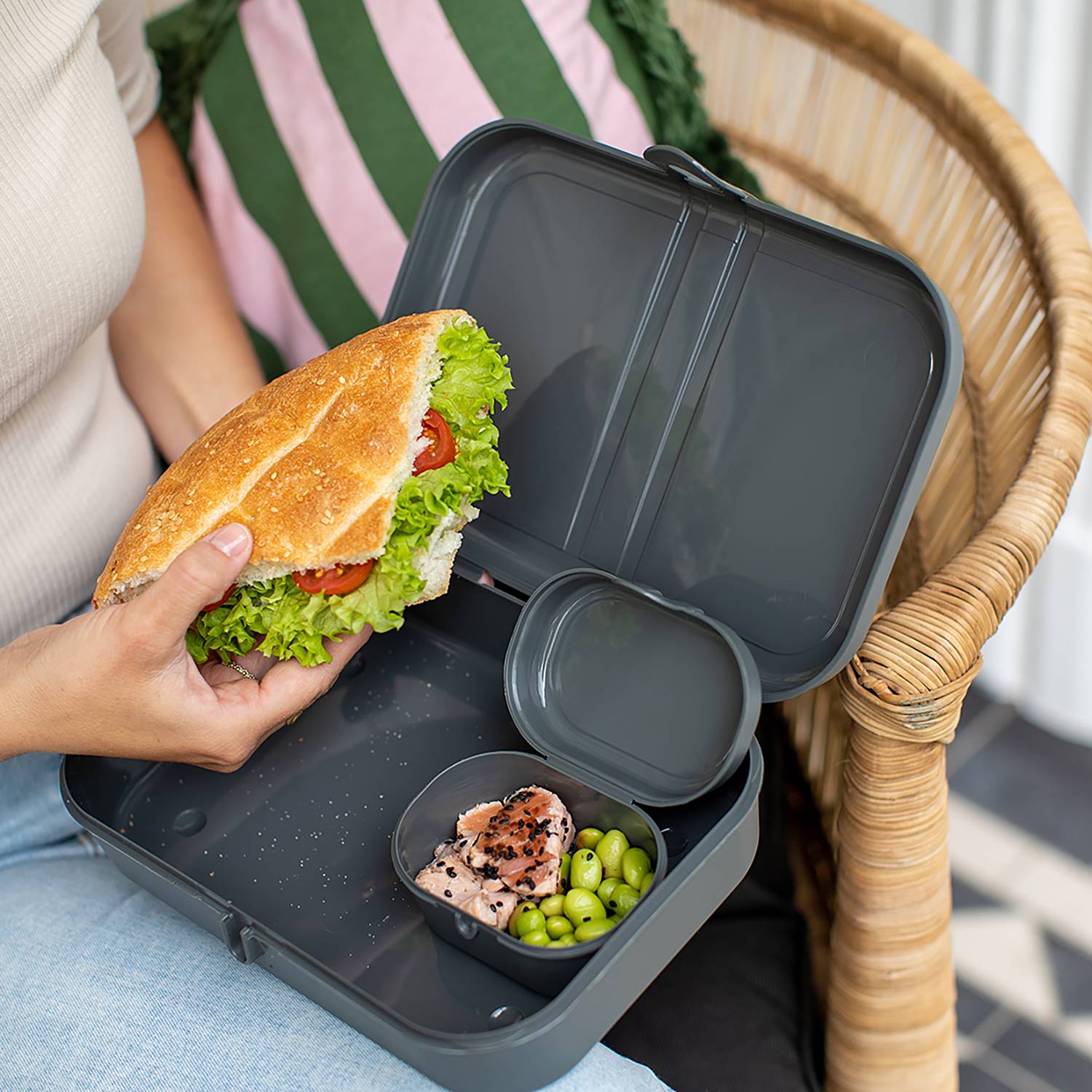 Lunchbox Pascal L Grey