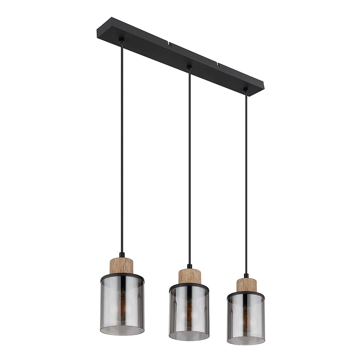 Pendant lamp Reid Type C 3-flame Black