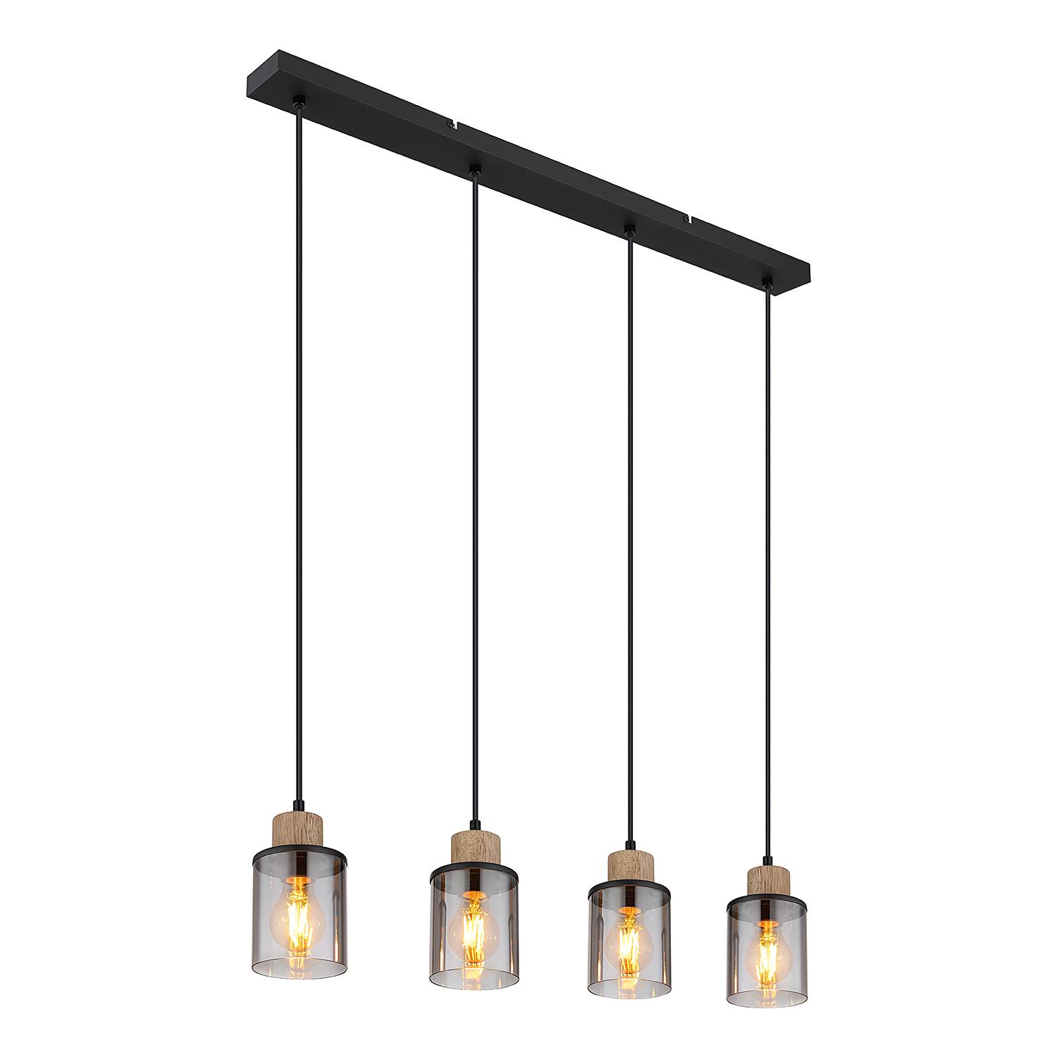 Pendant lamp Reid Type C colored glass iron