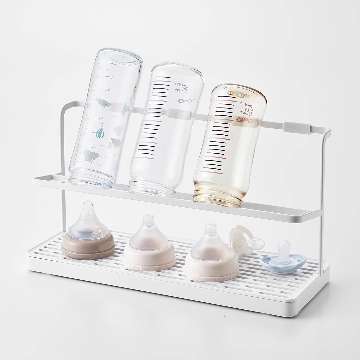 Drip rack Tower Bottle Steel White
