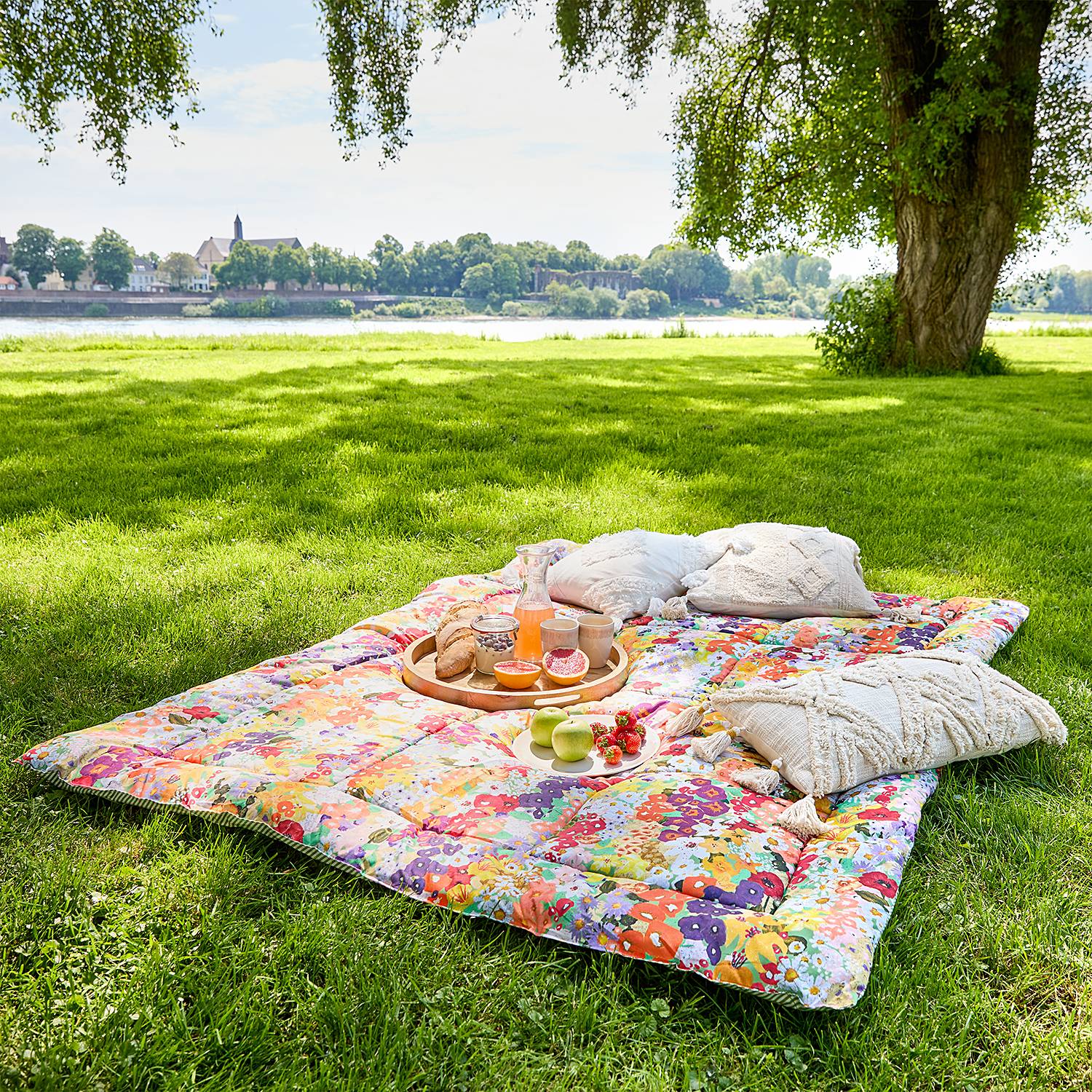 Picknickdecke PICNIC DELUXE Bold Summer Polyester Bunt