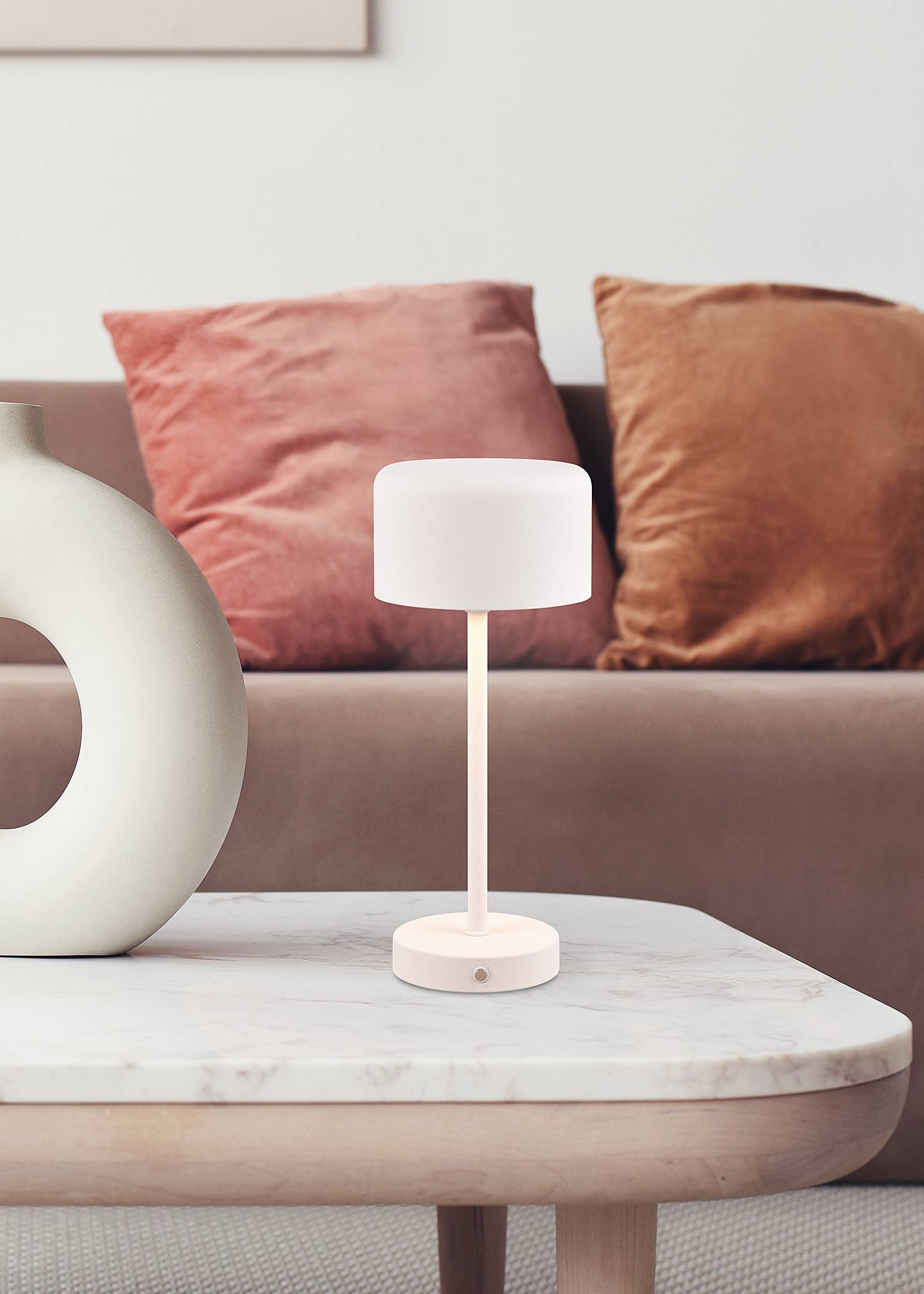 Jeff LED table lamp iron 1-flame