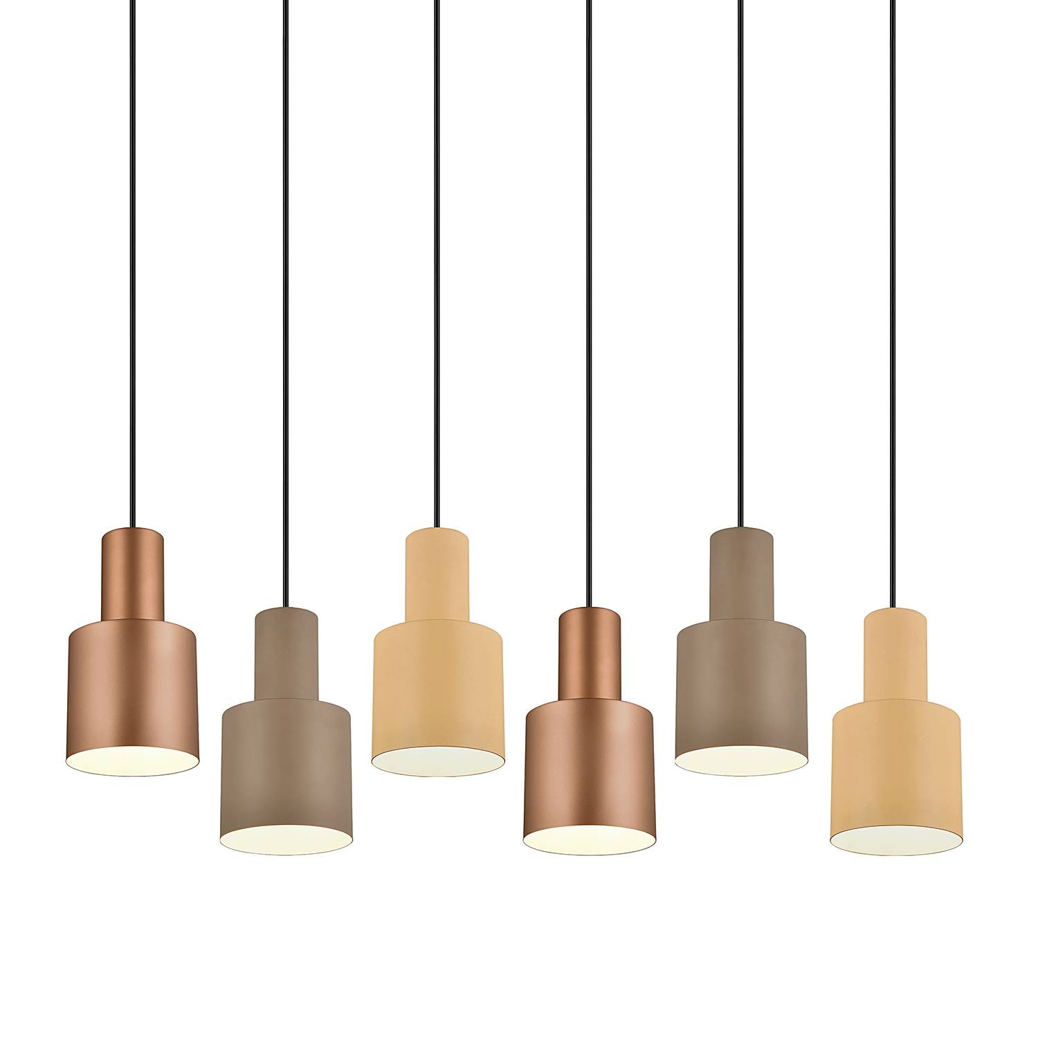 Pendant light Agudo Iron Number of flames: 6