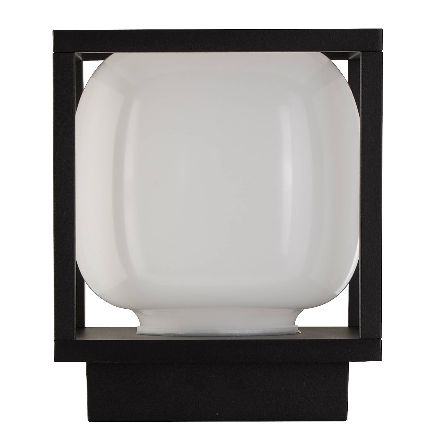 Athens LED Wall Light Aluminum Black 1-flame
