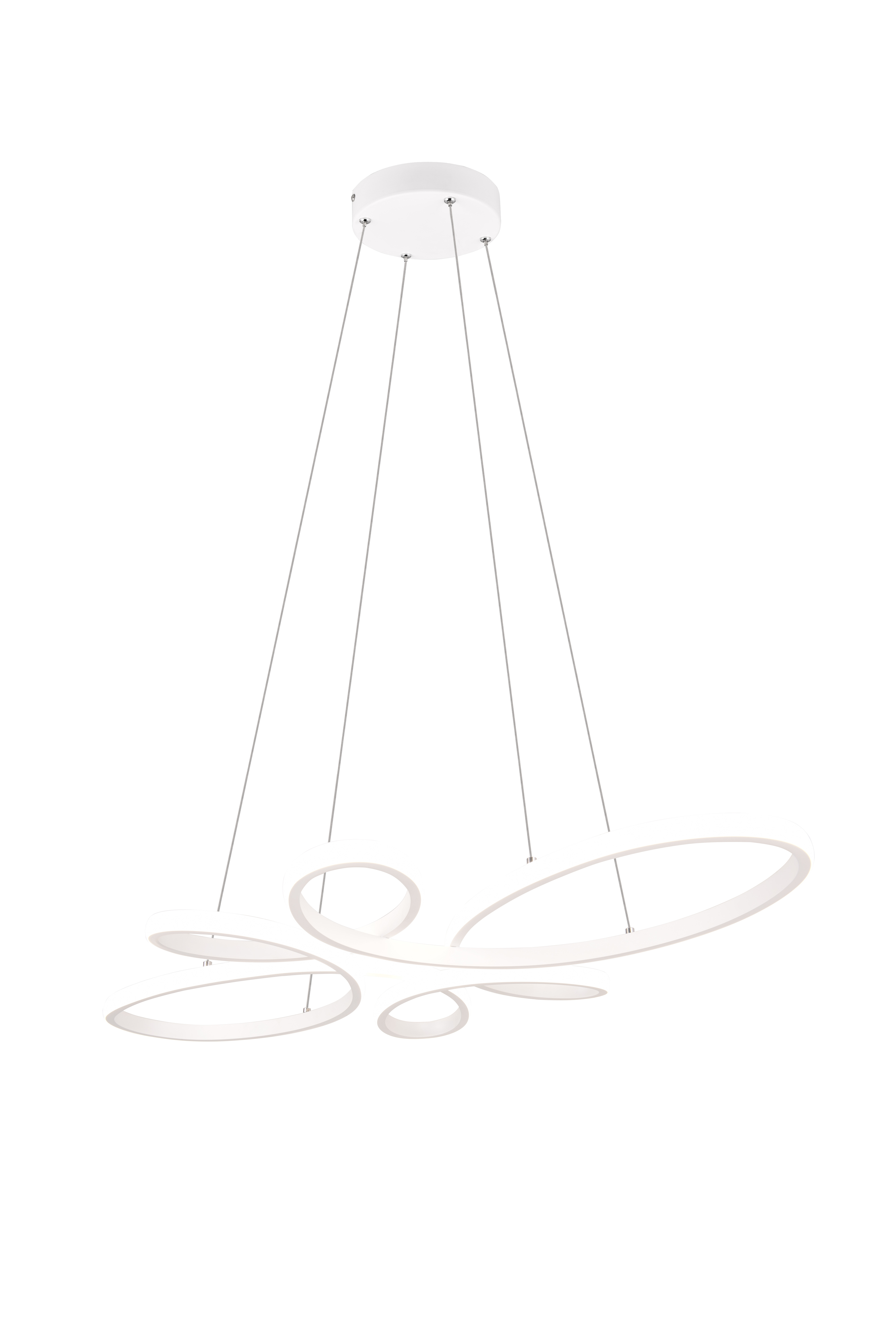 Fly Pendant Lamp Iron White