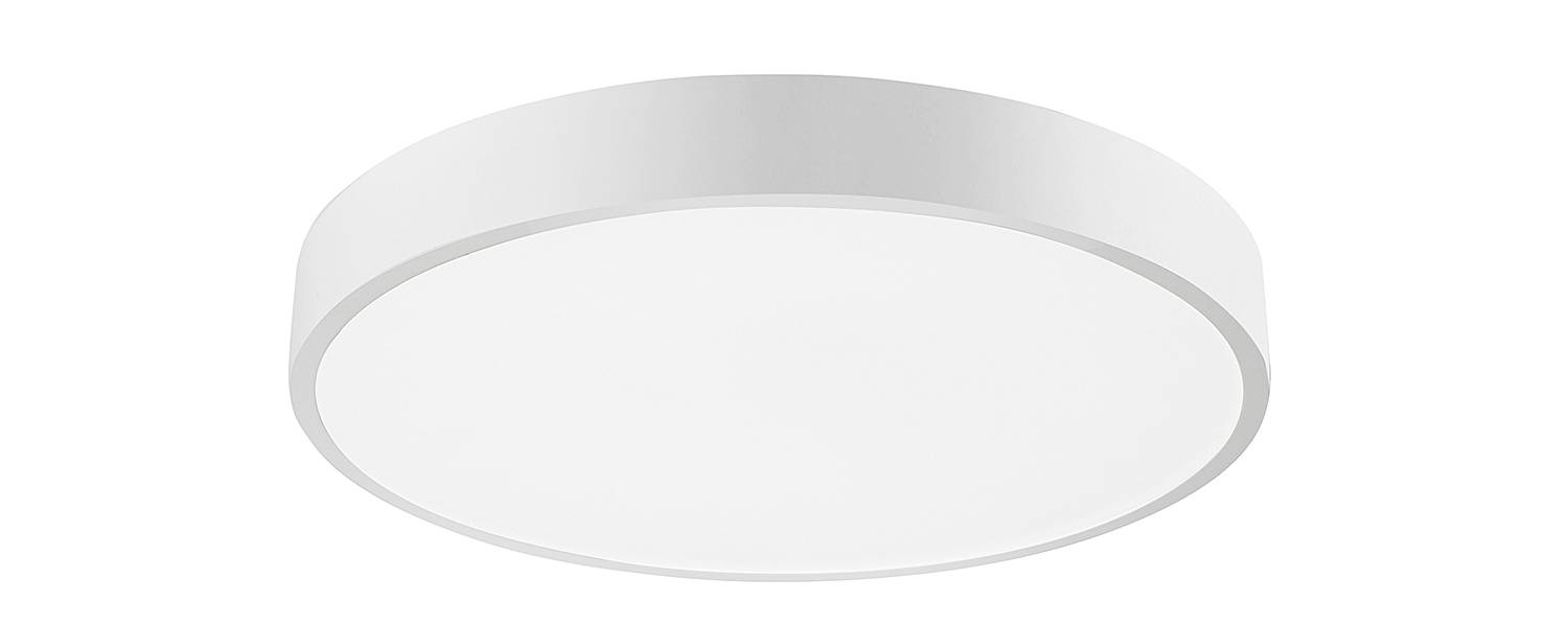 Hadon Ceiling Lamp Aluminum White Single-flame