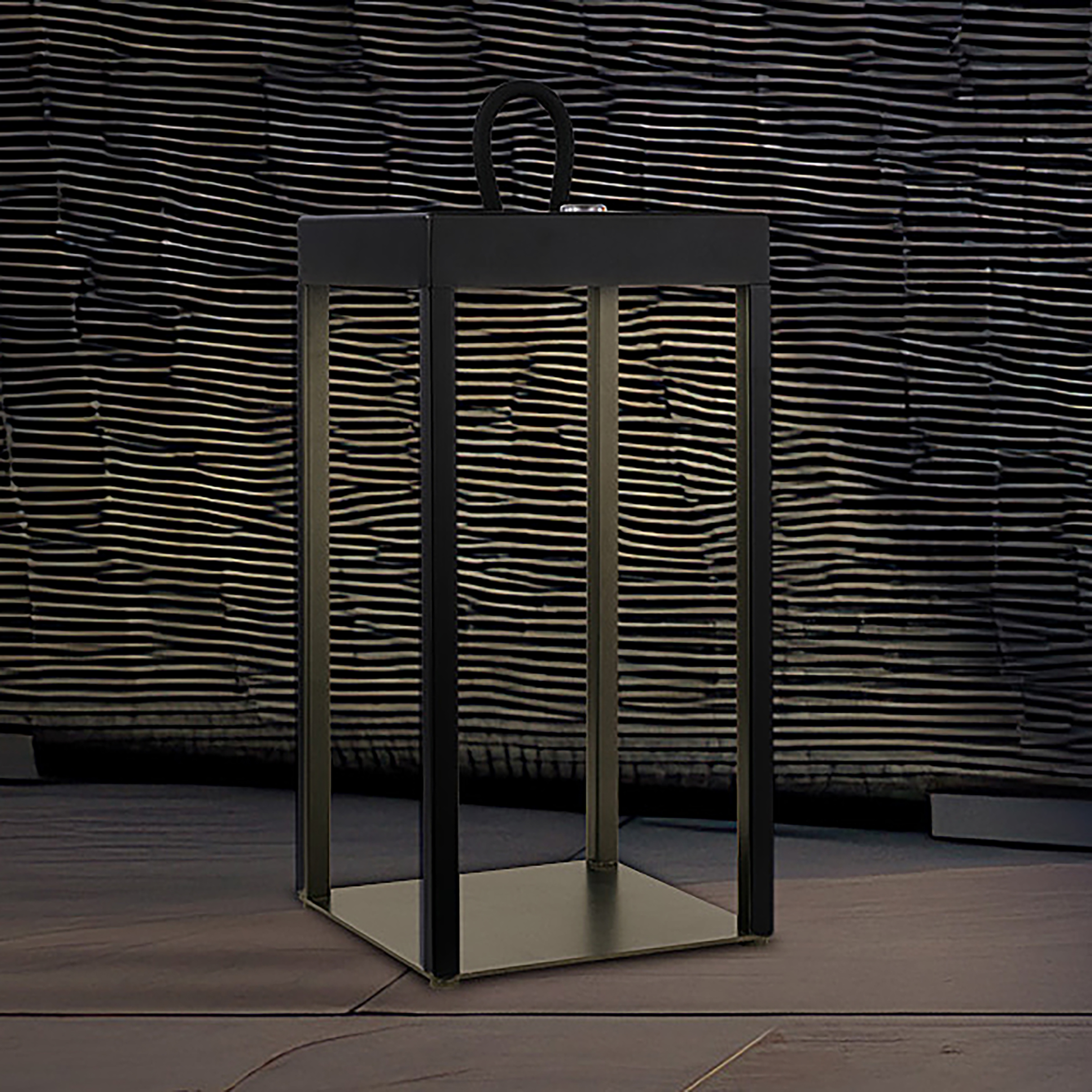 LED Battery Table Lamp Luca Black