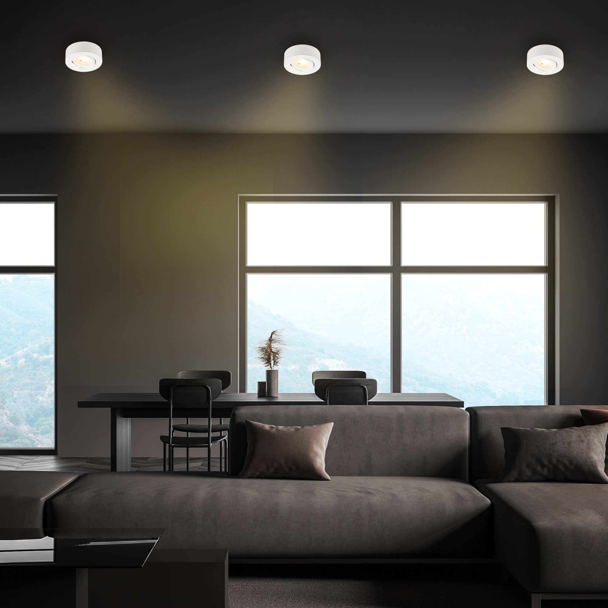 LED Surface & Recessed Light Desi Type A White