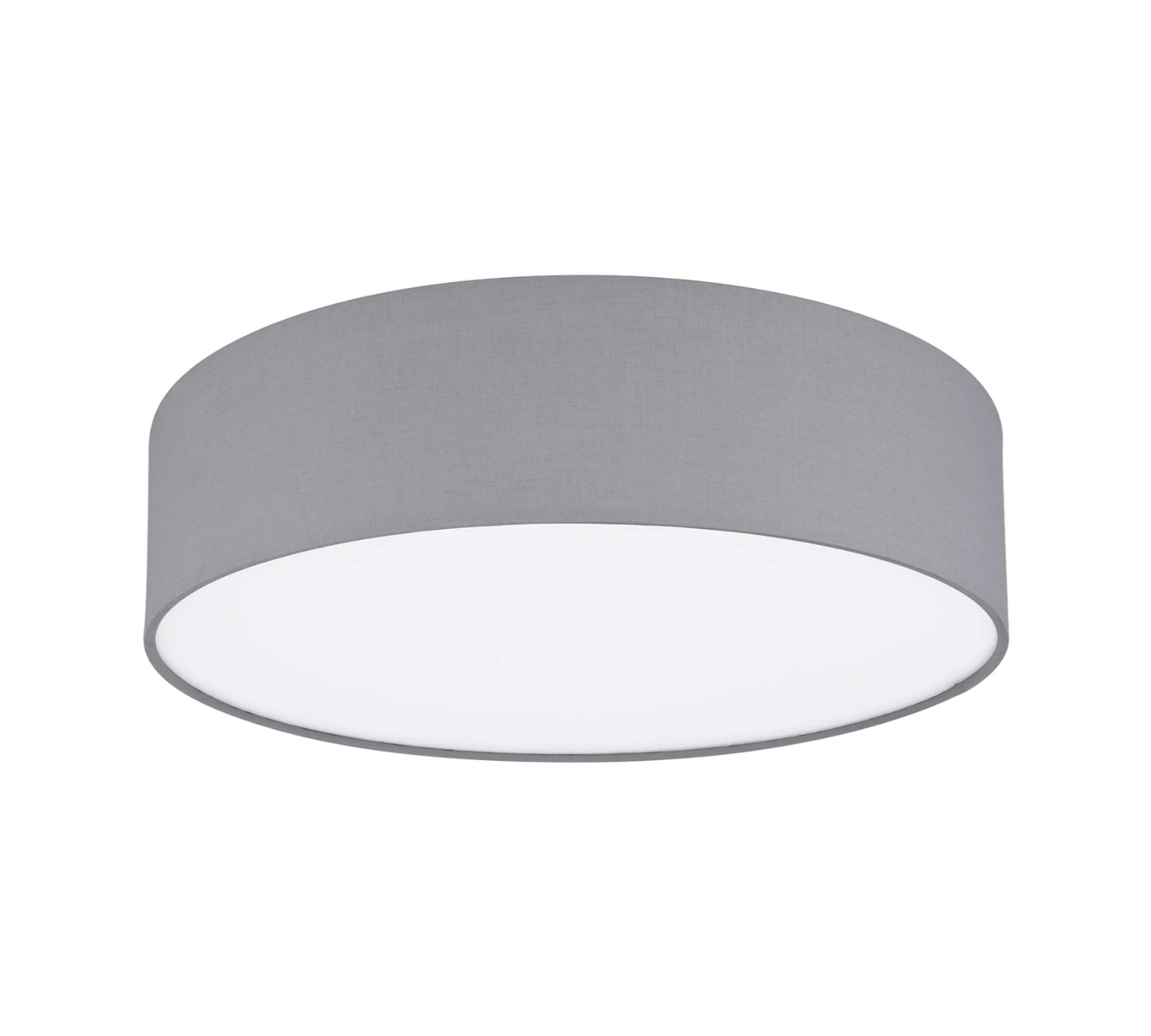 Ceiling light 1-flame Fabric Grey