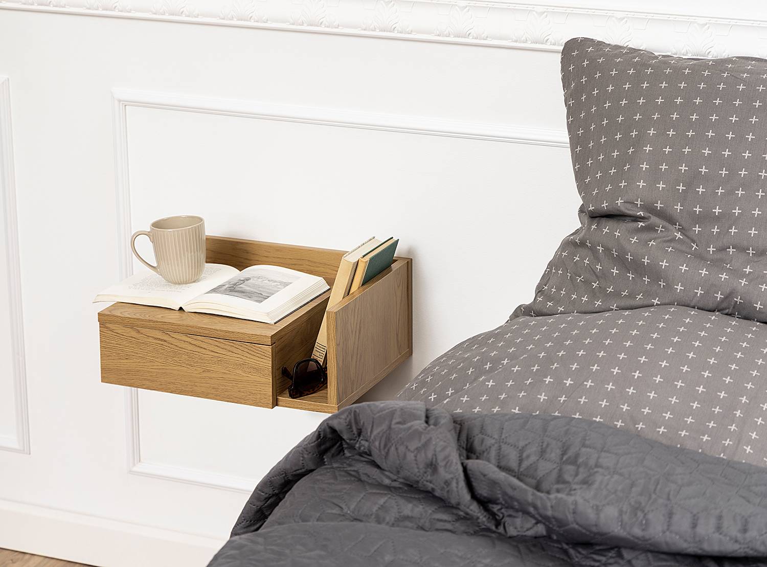 Tydol Hanging Nightstand Wild Oak Decor