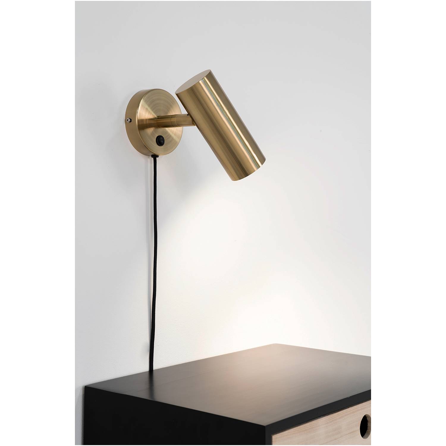 Wall lamp Paris Steel 1-light Gold
