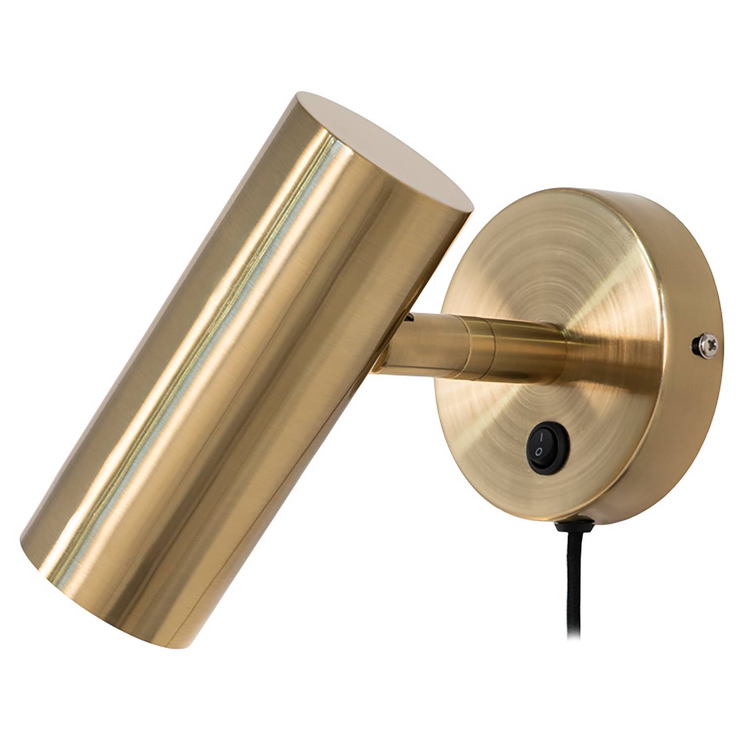 Wall lamp Paris Steel 1-light Gold