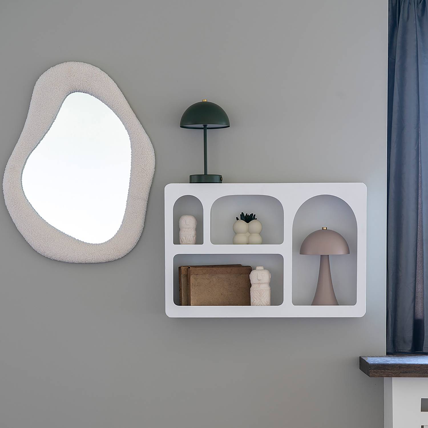 Wall shelf Nazzam White