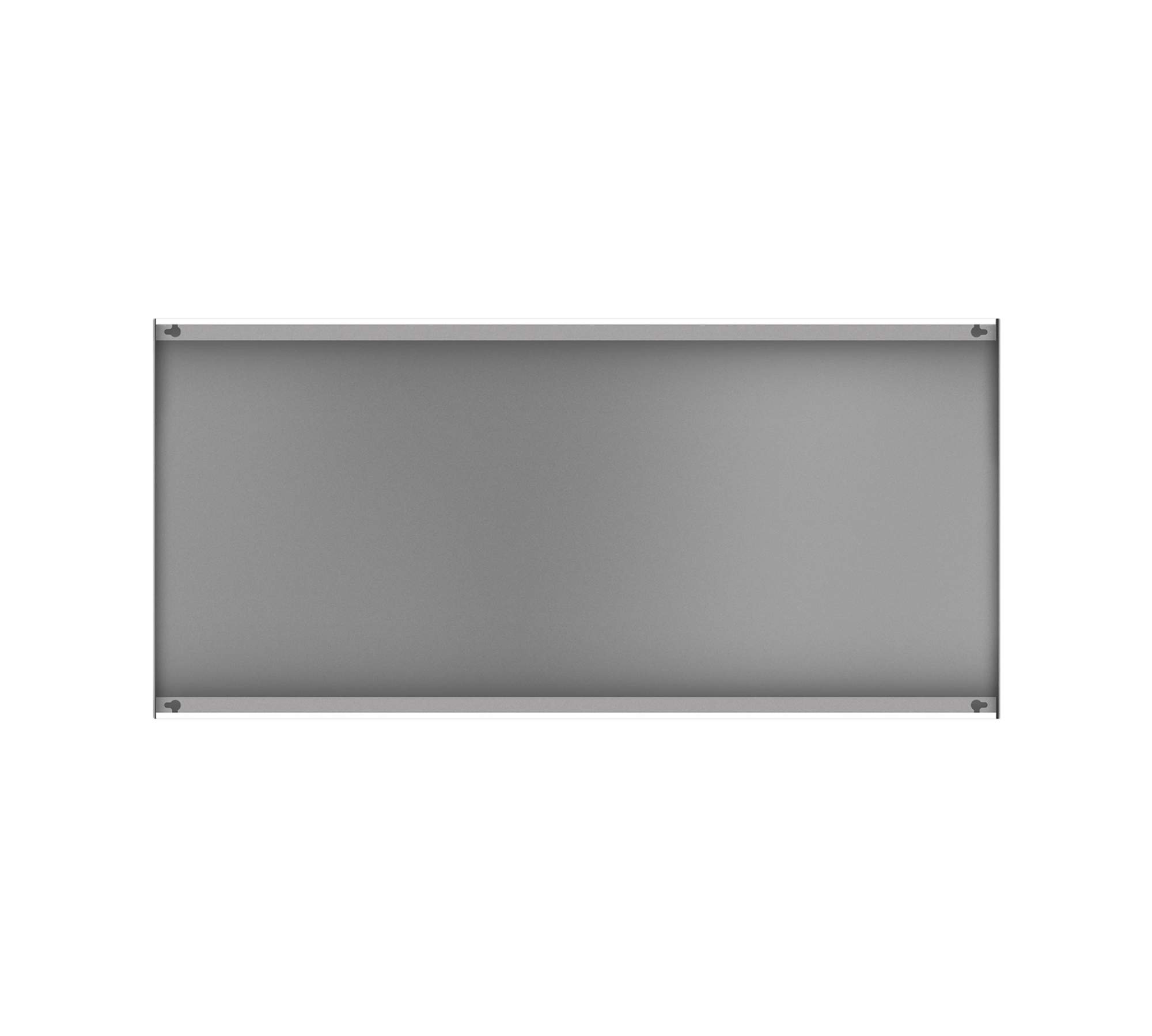 Magnettafel Stahl mit Aufhängeösen Weiß