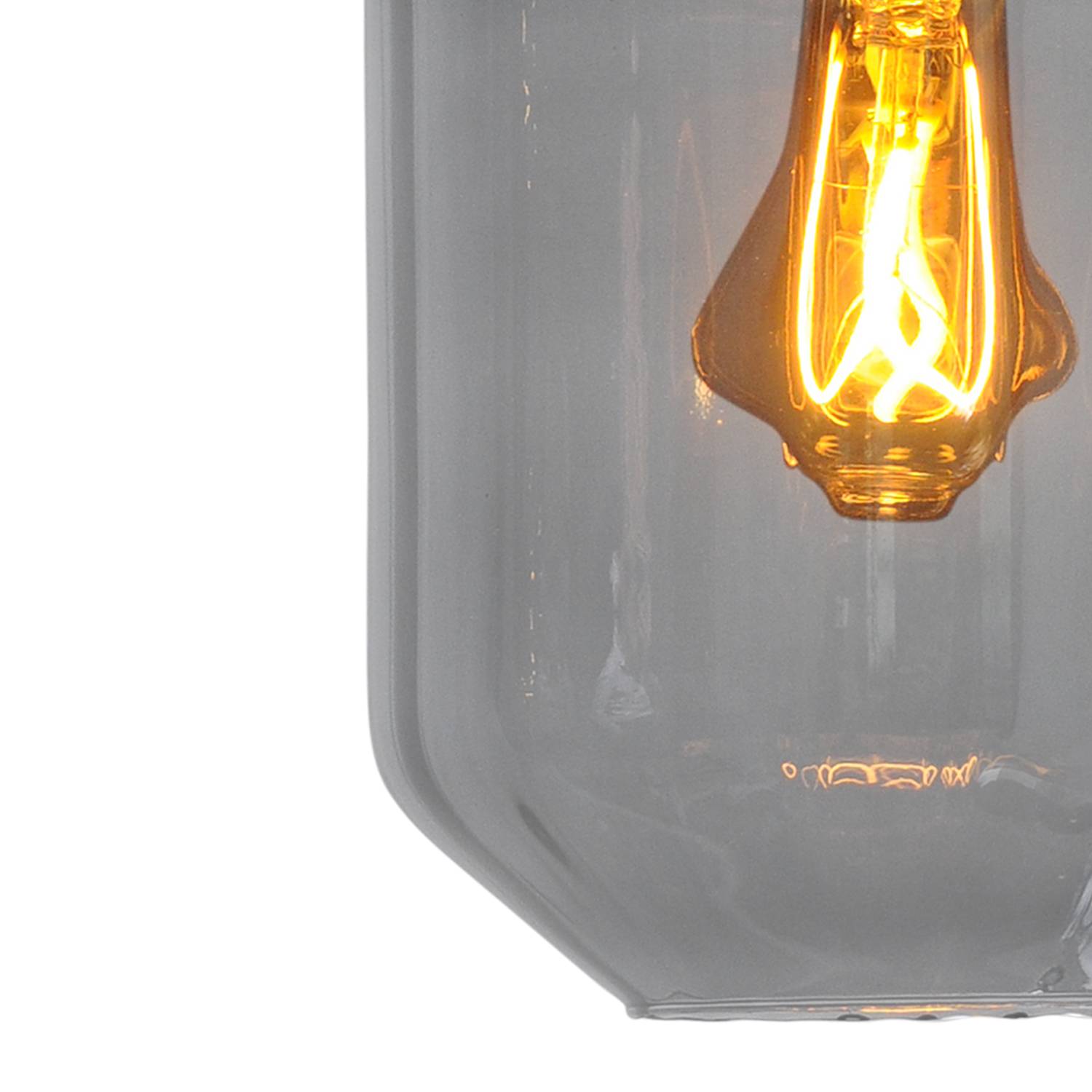 Porto V Table Lamp Clear Glass Steel 1-light