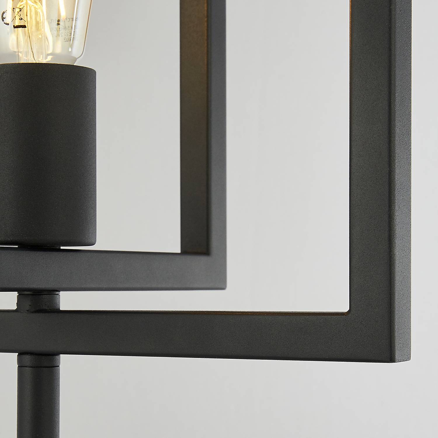 Plaza Table Lamp Steel Black 1-bulb