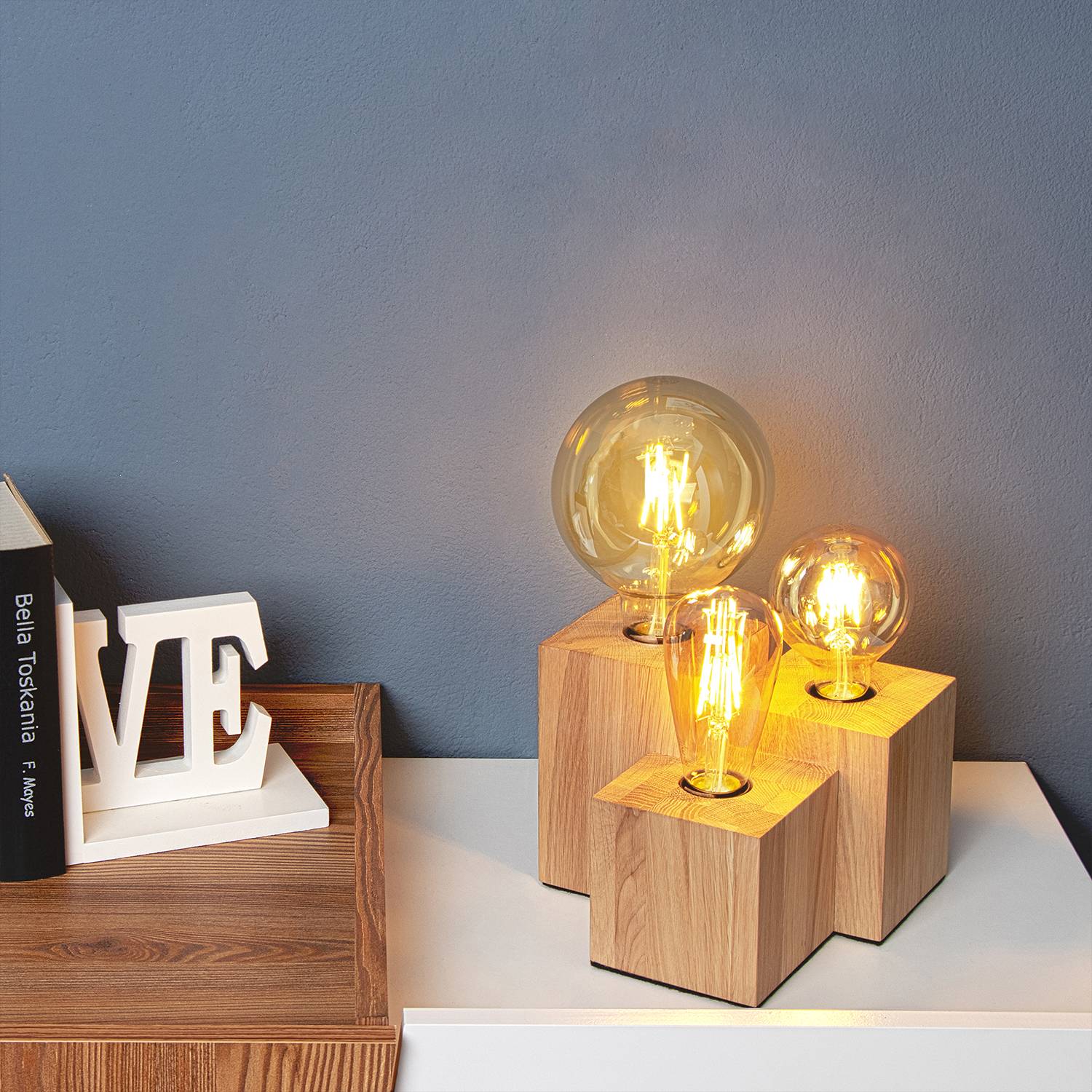 Vincent II Table Lamp Oak