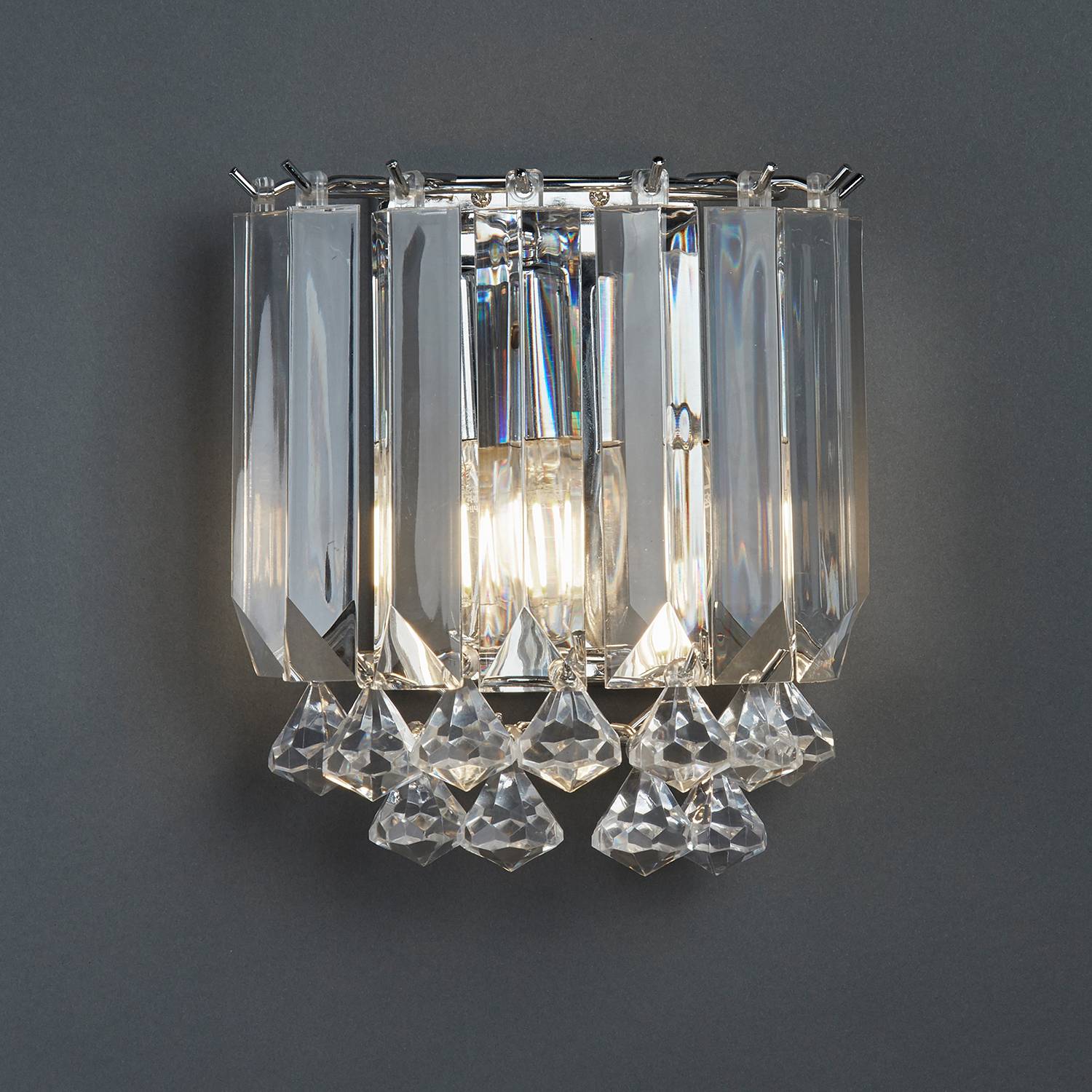 Sigma Wall Light Acrylic Steel 2-bulb