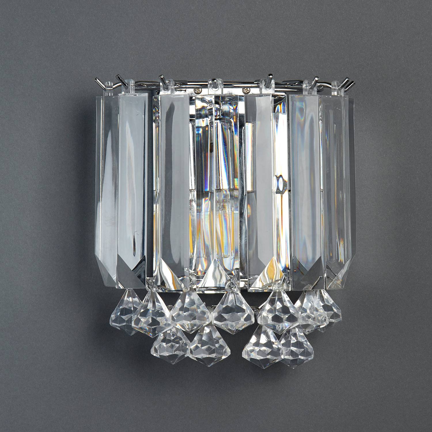 Sigma Wall Light Acrylic Steel 2-bulb
