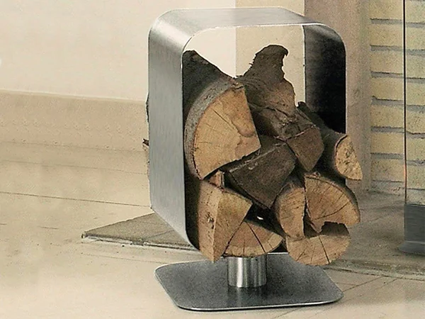 Bebop Holzablage Edelstahl Silber