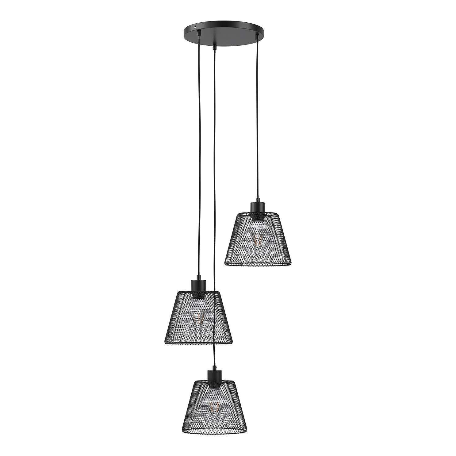 Le Vigan Pendant Lamp Iron 3-bulb
