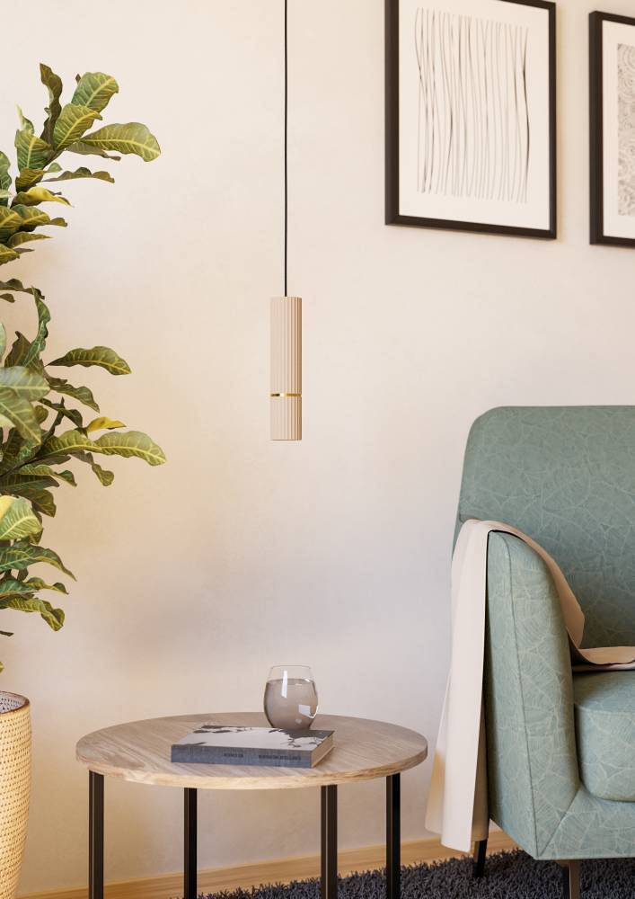 Caminia Type A LED pendant lamp steel 1-light