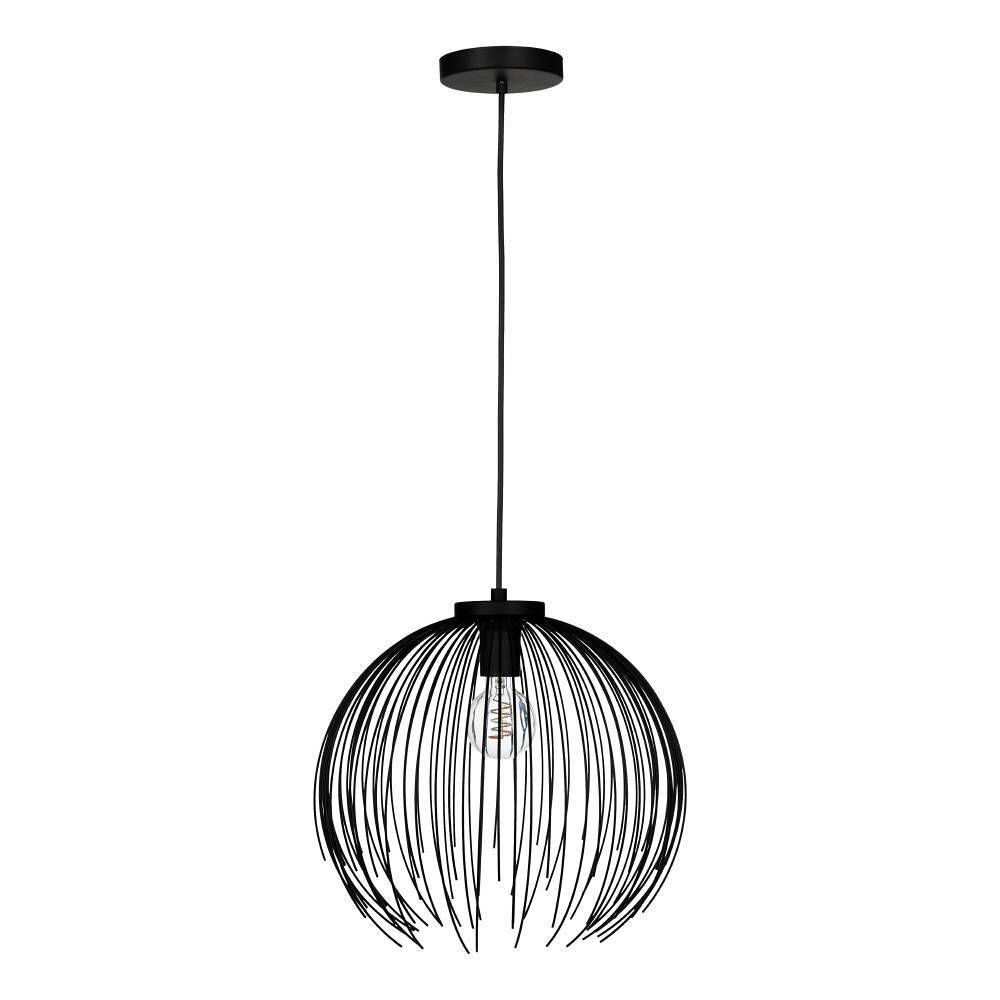 Venezuela Pendant Lamp Steel Black 1-light