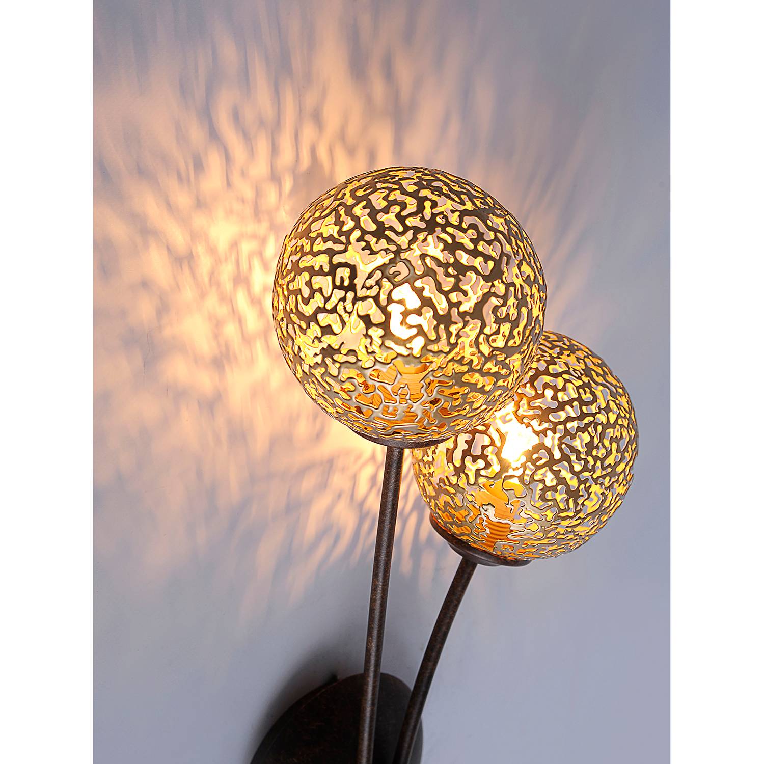 Greta II Wall Lamp Iron 2-flame