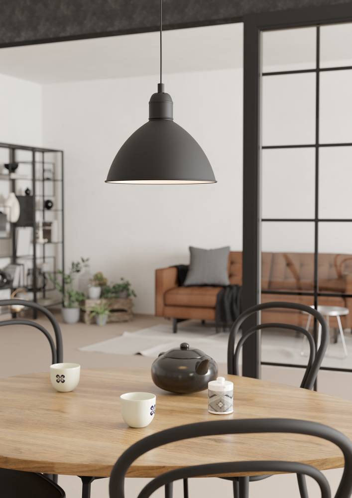 Priddy pendant lamp steel 1-bulb