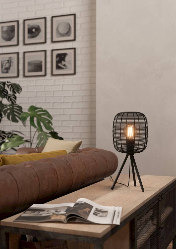 Rinroe Table Lamp Steel 1-light