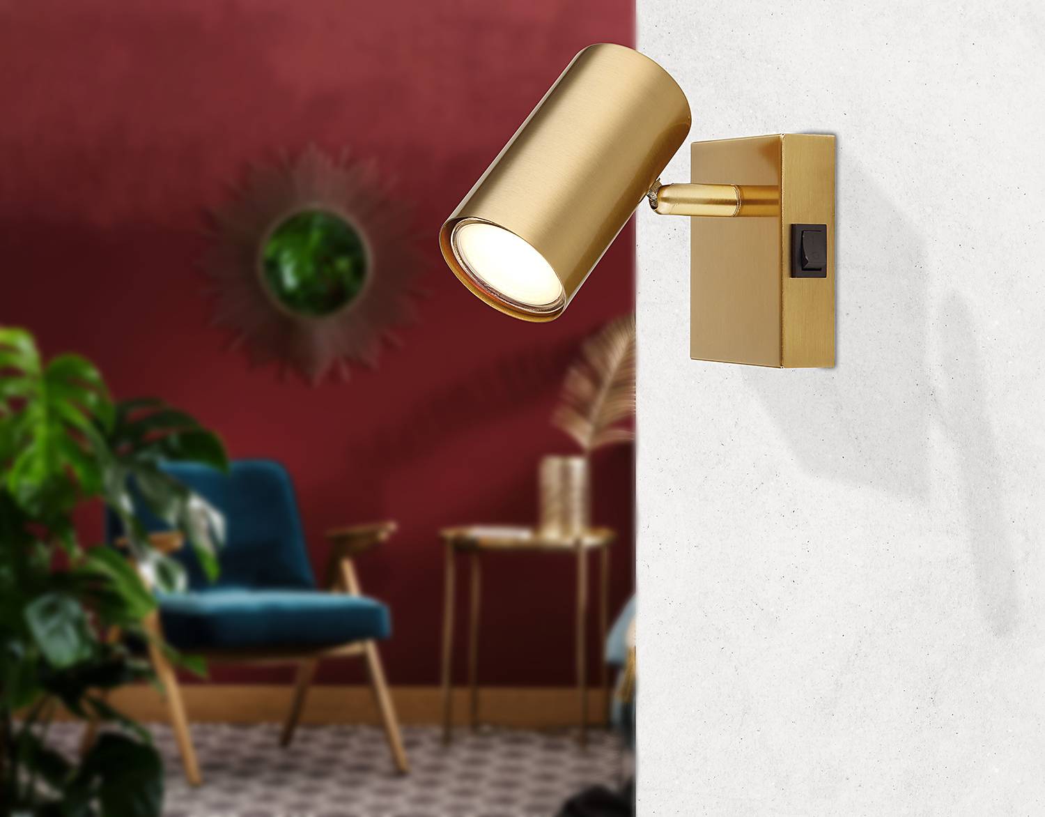 Robby wall lamp iron 1-light