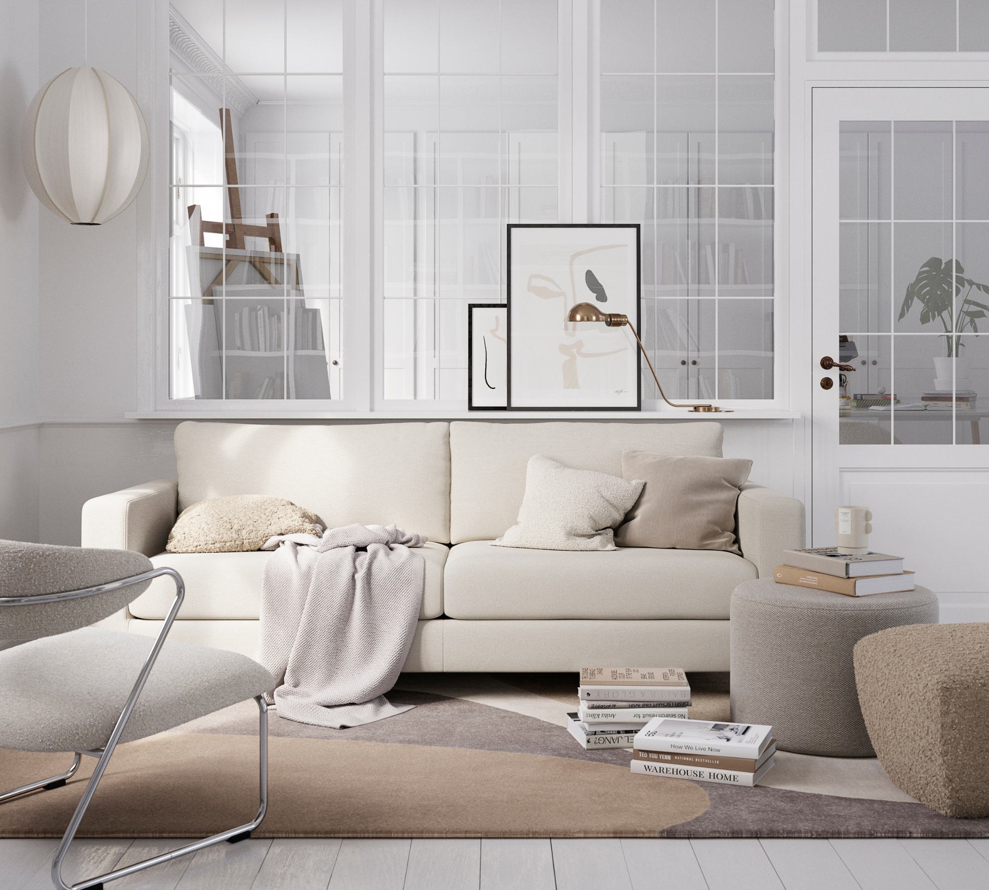 Dylan Sofa 3-seater Mark Sand