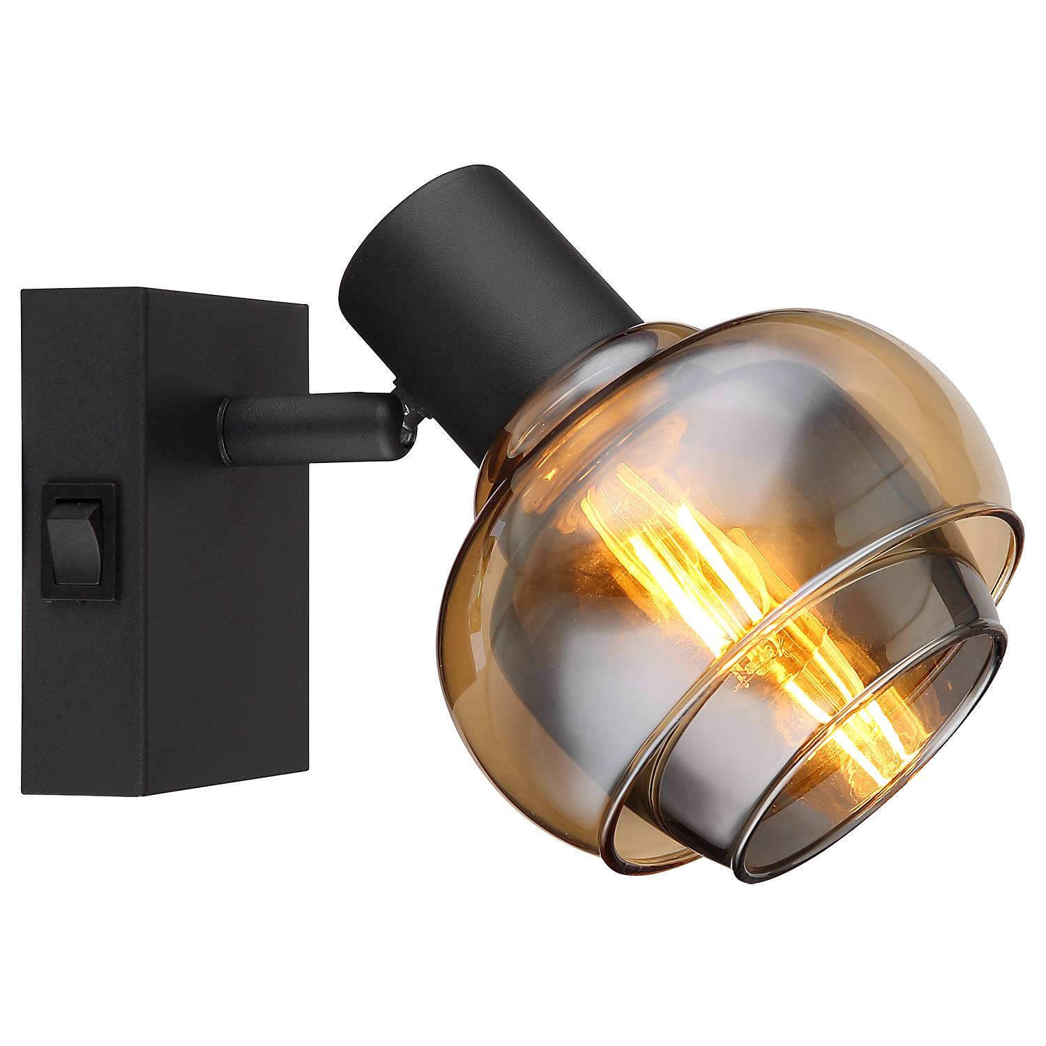 Tokki Type A Wall Lamp Colored Glass Iron Single-Bulb