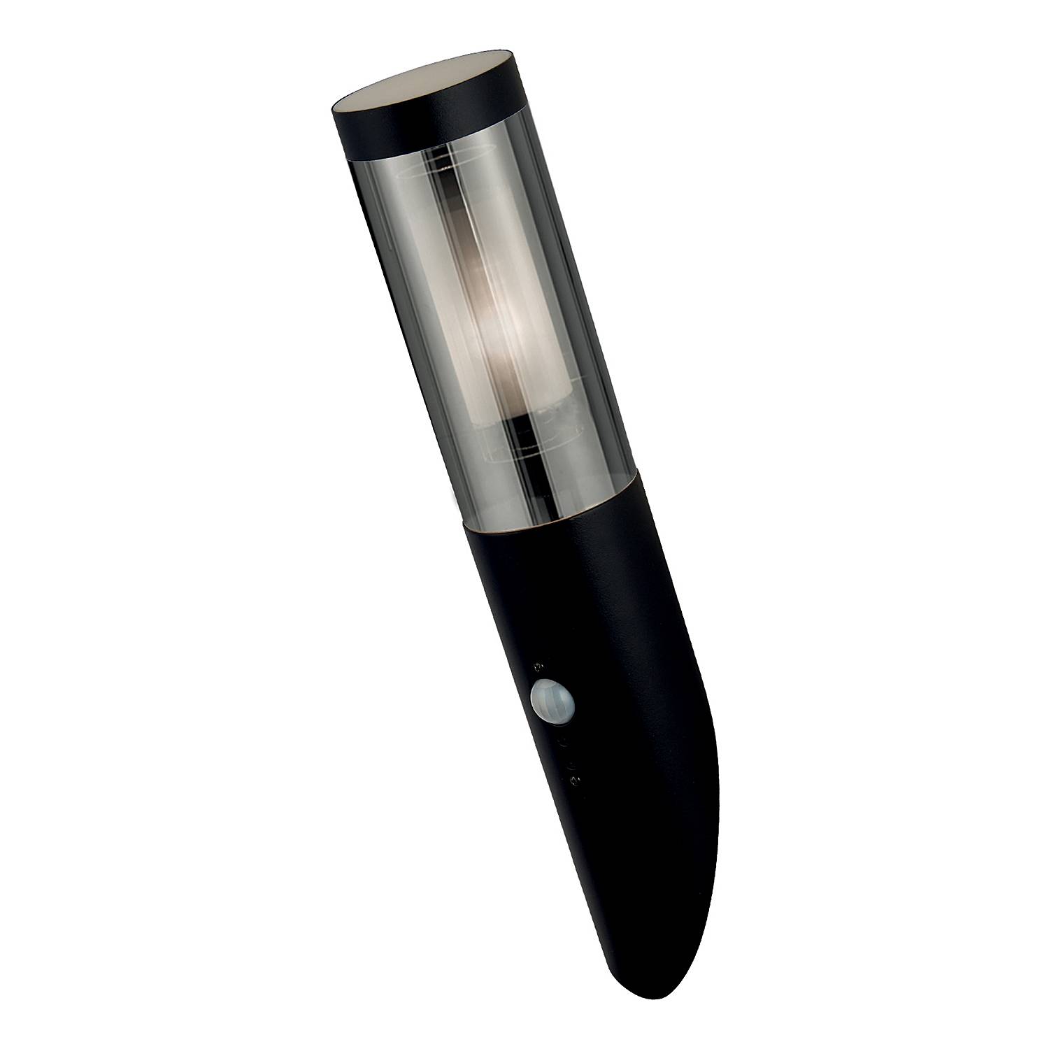 Beligne Wall light with motion detector Stainless steel Black