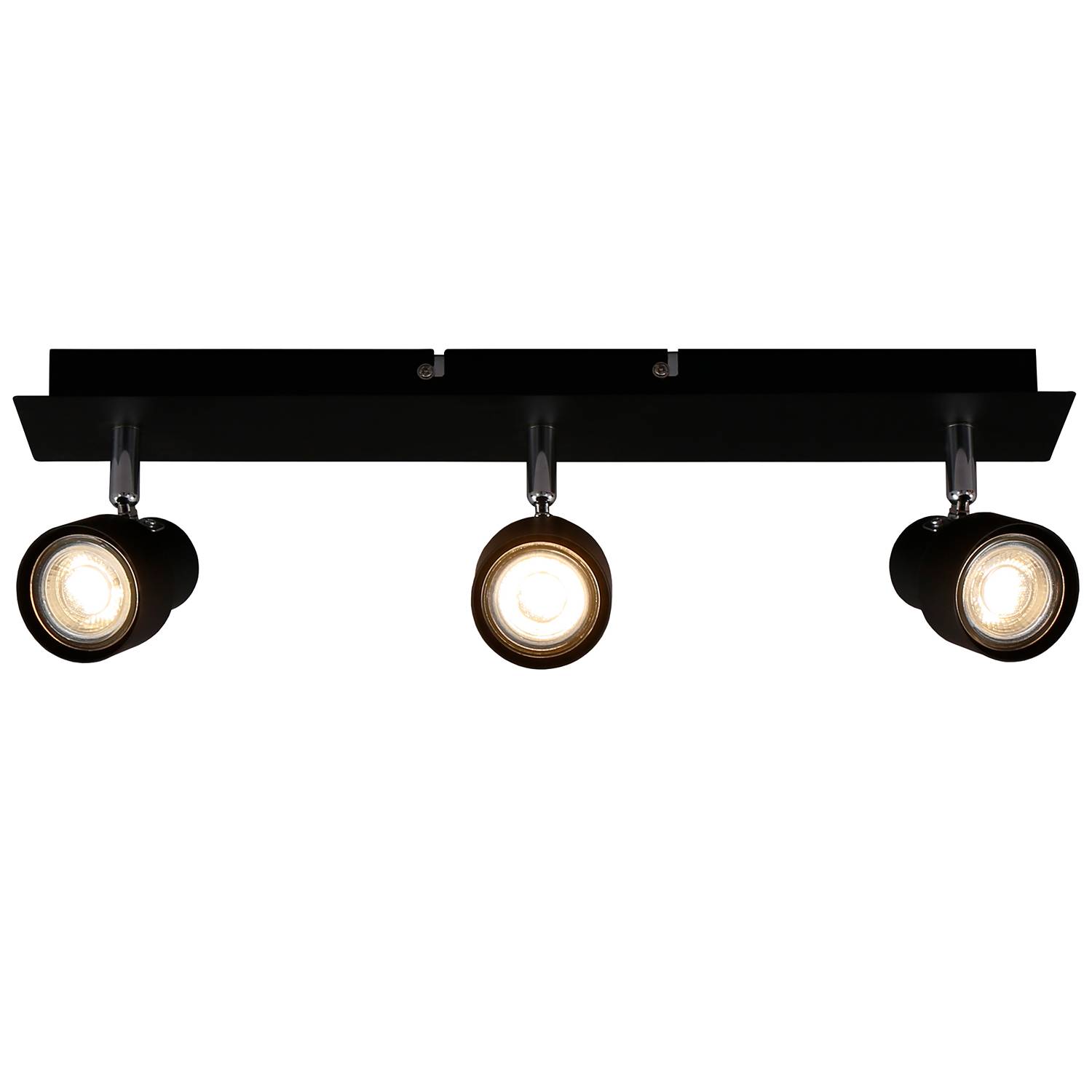 Plafoniera LED Rock in ferro a 3 luci