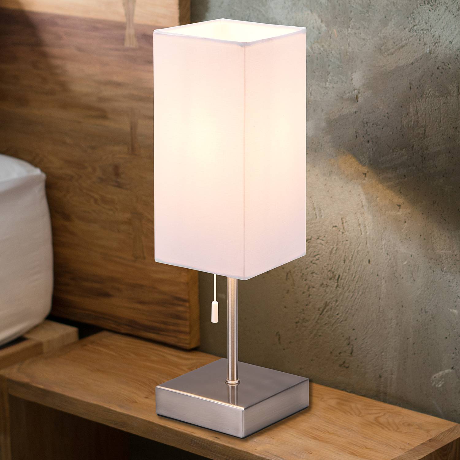 Ole Table Lamp Blended Fabric Iron 1-Light