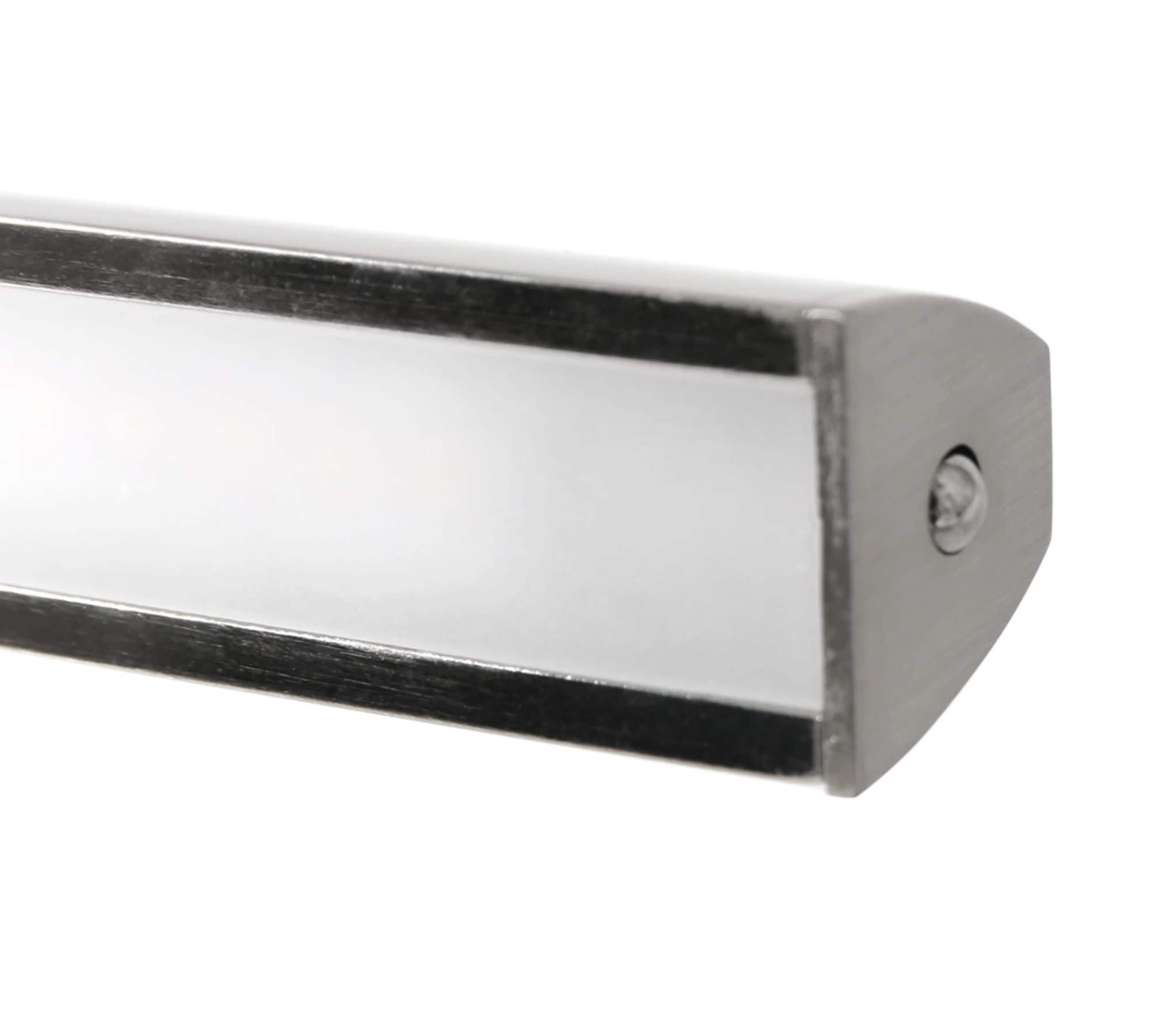 LED-Wandleuchte 1-flammig Metall Kunststoff Silber