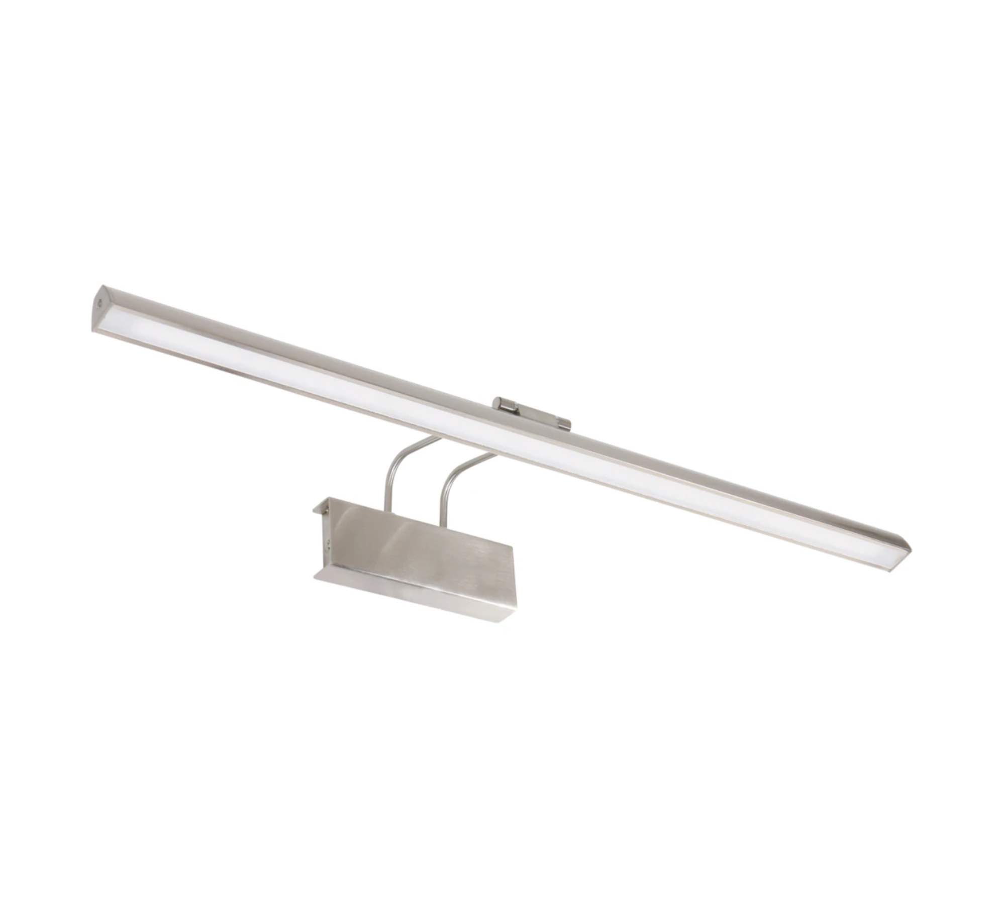 LED-Wandleuchte 1-flammig Metall Kunststoff Silber
