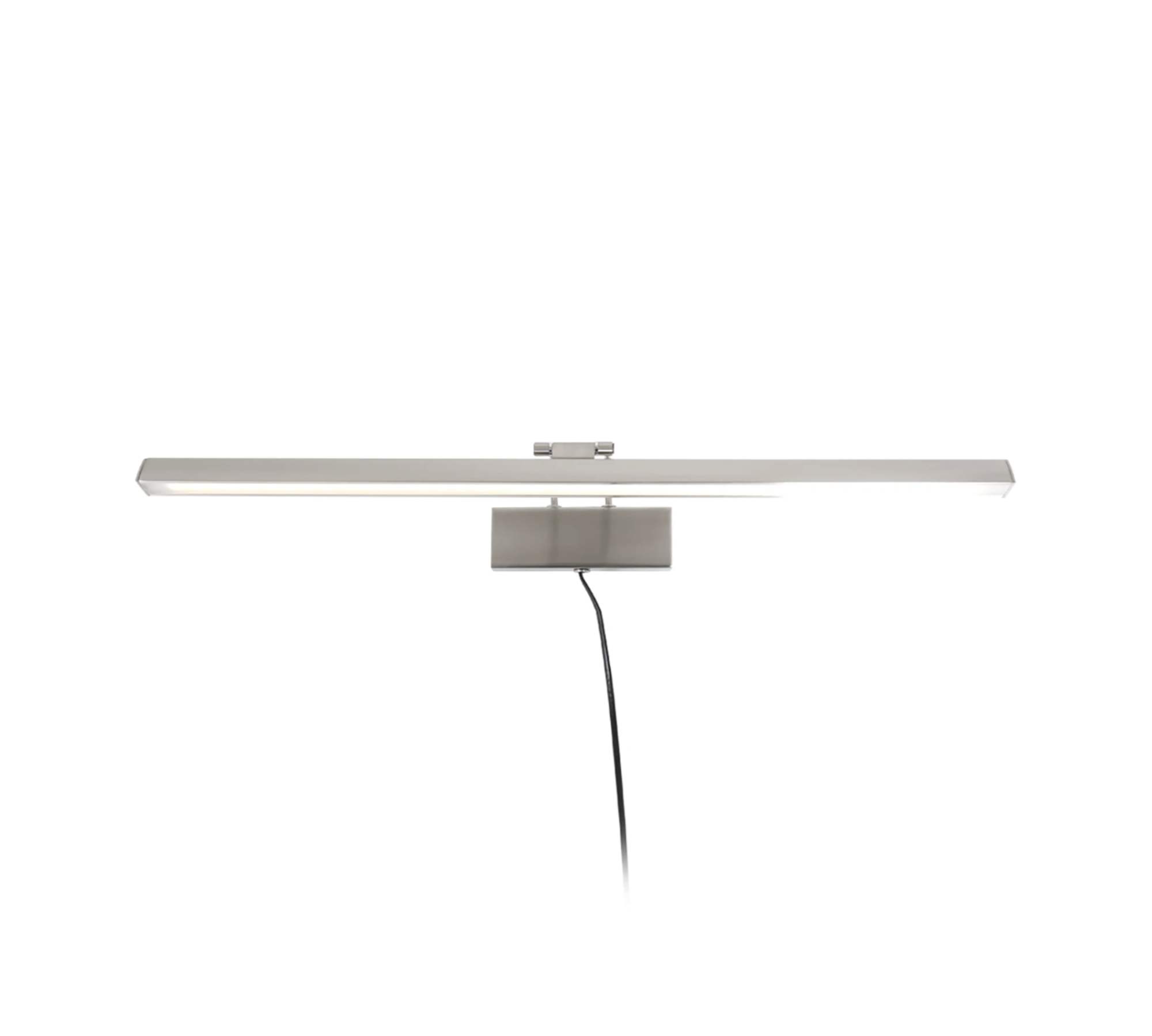 LED-Wandleuchte 1-flammig Metall Kunststoff Silber