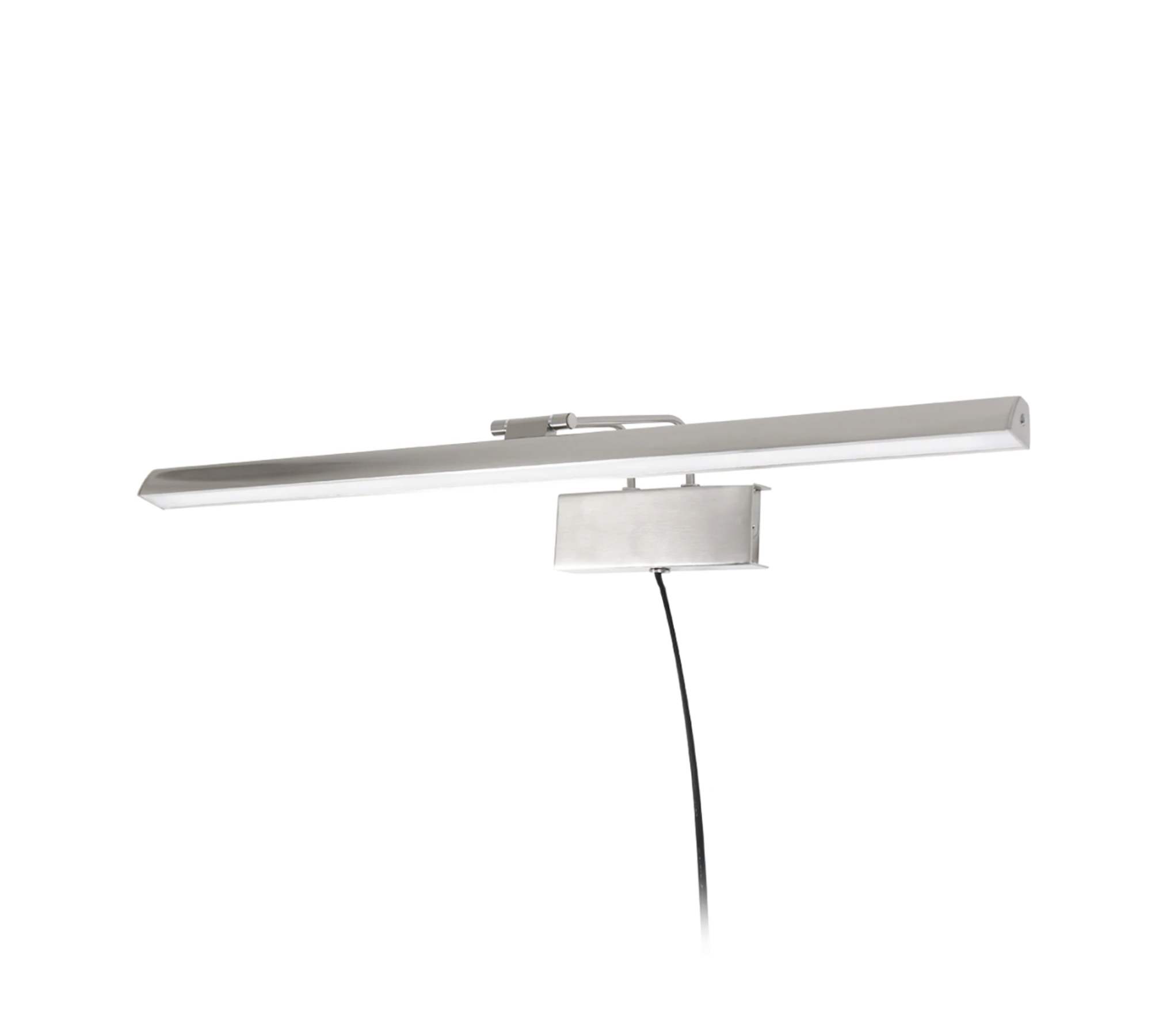 LED-Wandleuchte 1-flammig Metall Kunststoff Silber