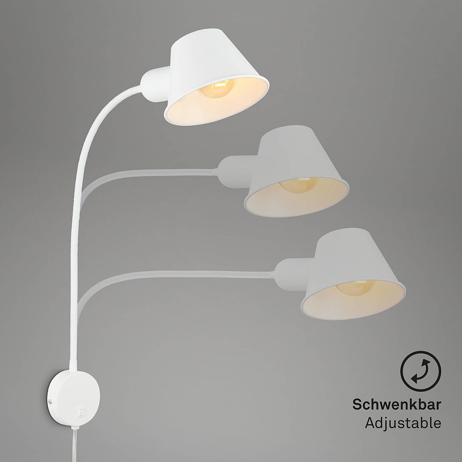 Brello I Wall Lamp Iron 1-light