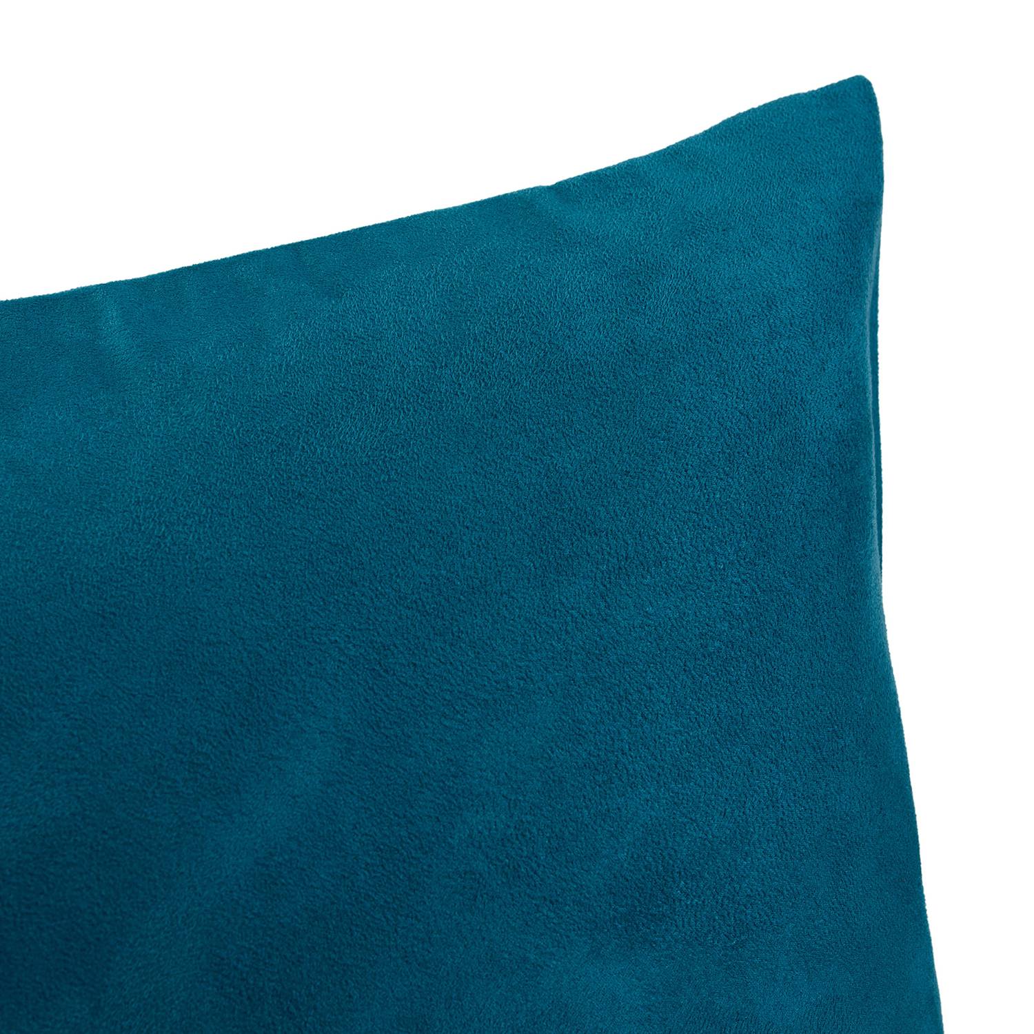 2x Alcatraz Pillowcase Synthetic Fiber Petrol 60 x 60 cm
