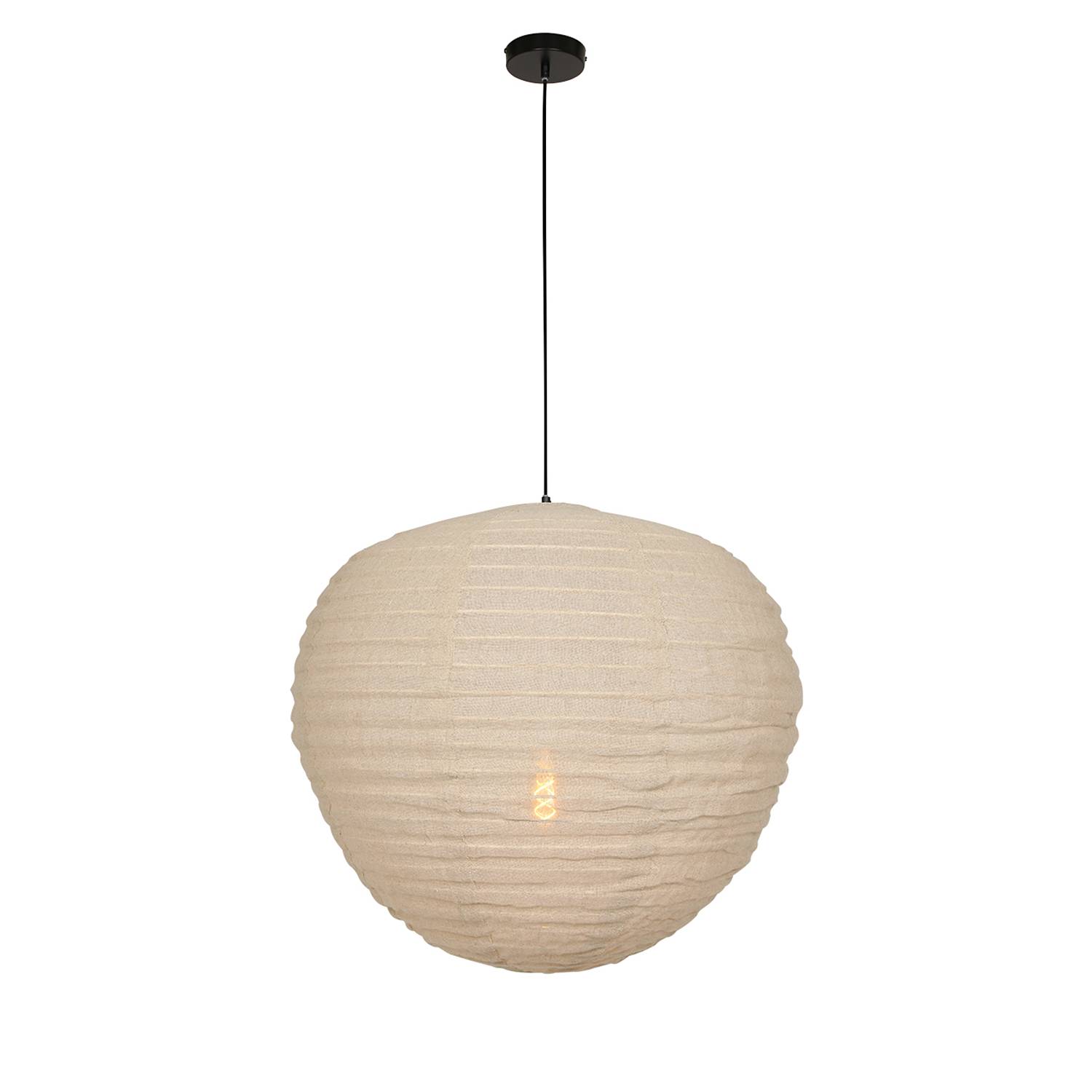 Bangalore II Pendant Lamp Mixed Fabric Iron Single-flame