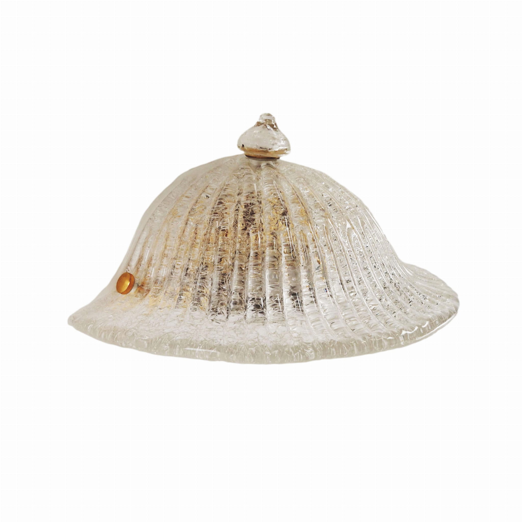 Lampada da parete in vetro di Murano, anni '70